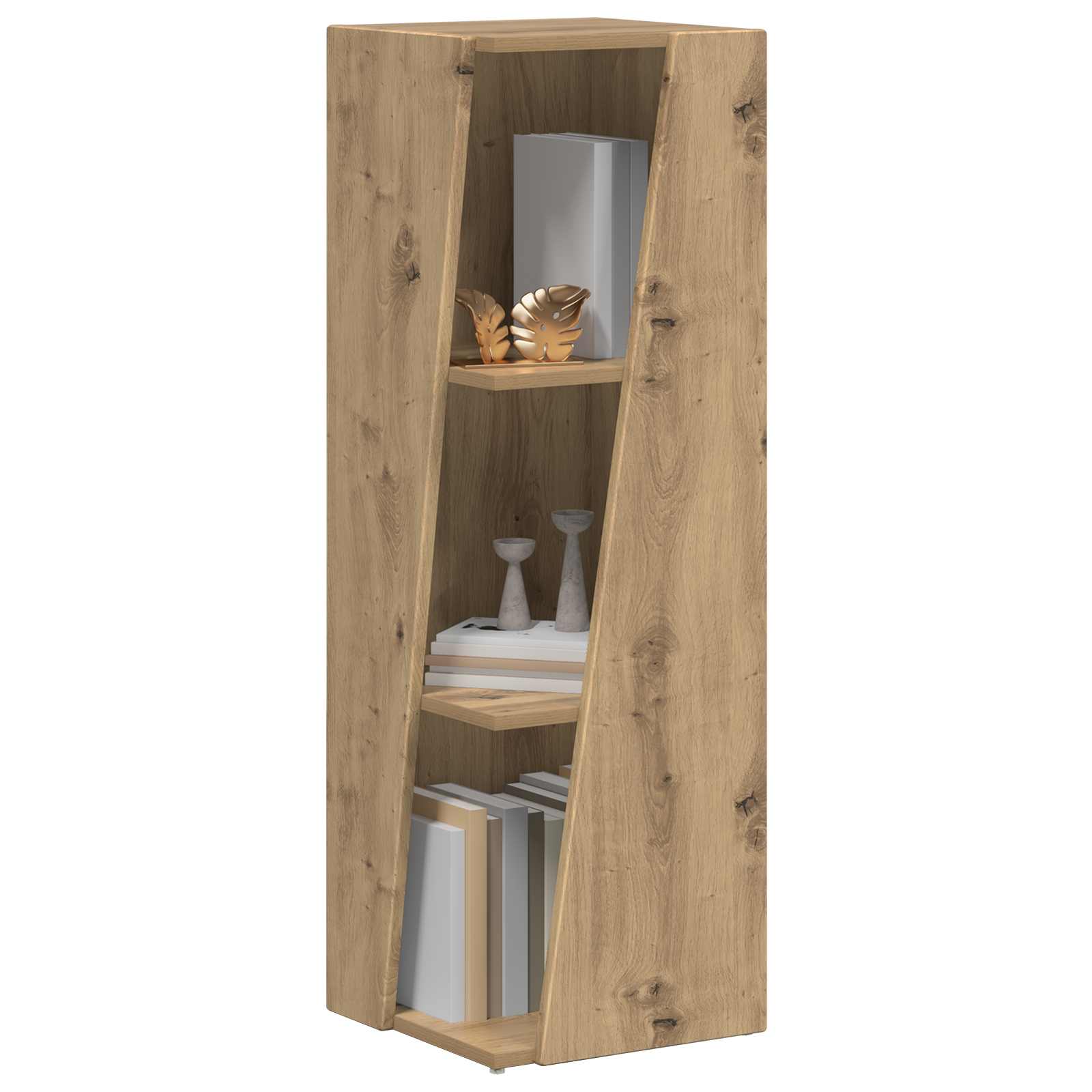 Zijplank Artisan Eiken 33 x 32 x 100,5 cm Bewerkt hout is nu te koop bij PeponiXL, paradijselijk wonen!
