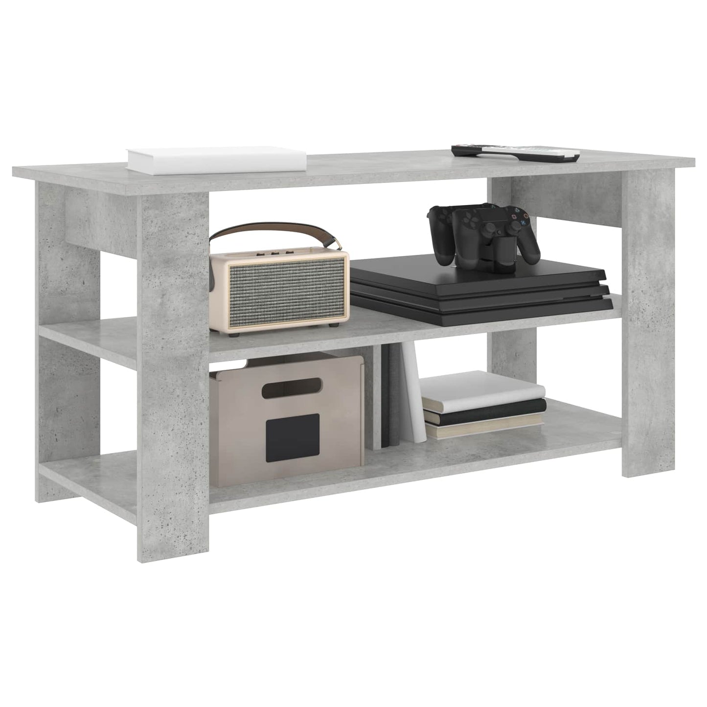 TV-standaard Beton Grijs 100 x 40 x 50 cm is nu te koop bij PeponiXL, paradijselijk wonen!