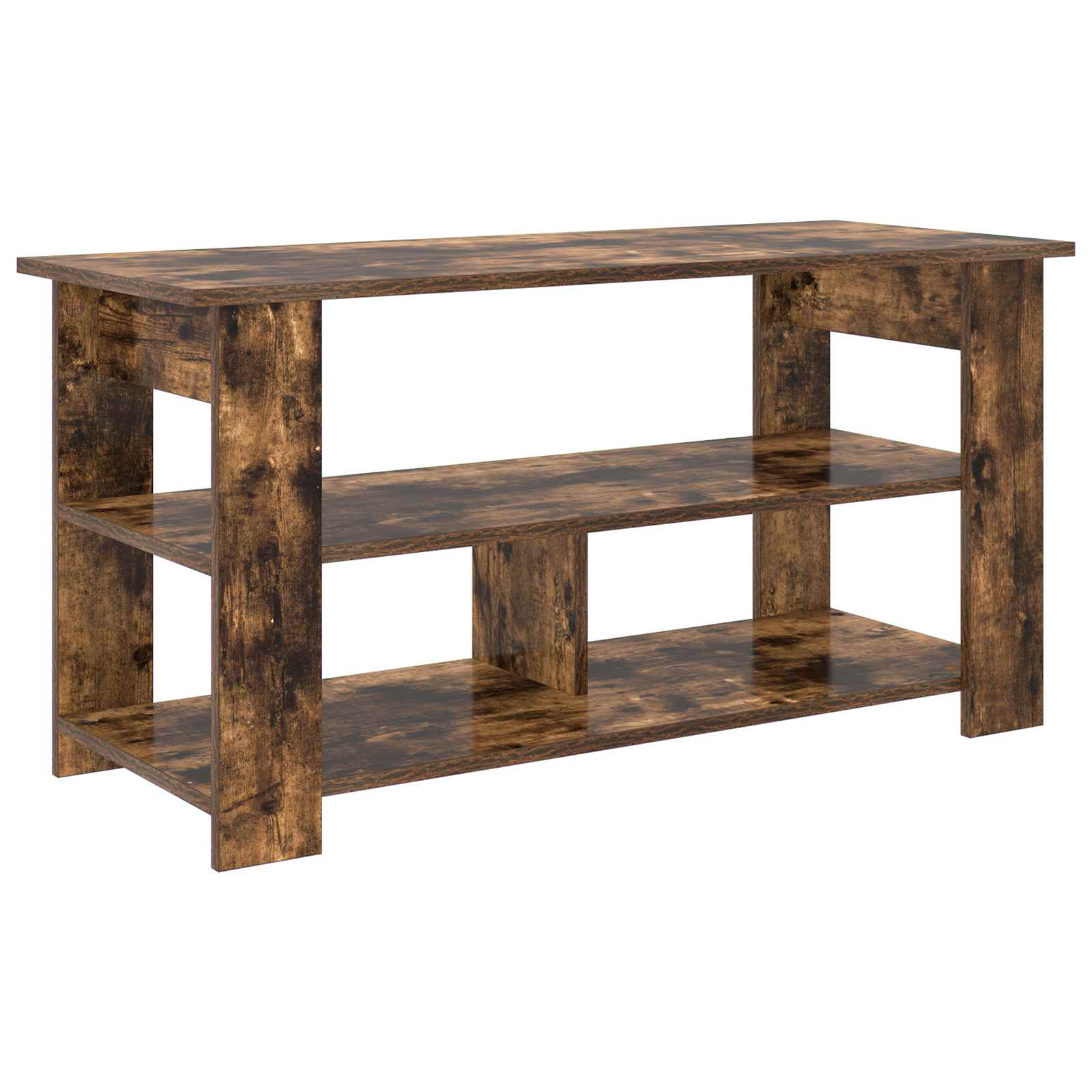 TV-standaard Gerookt eiken 100 x 40 x 50 cm is nu te koop bij PeponiXL, paradijselijk wonen!