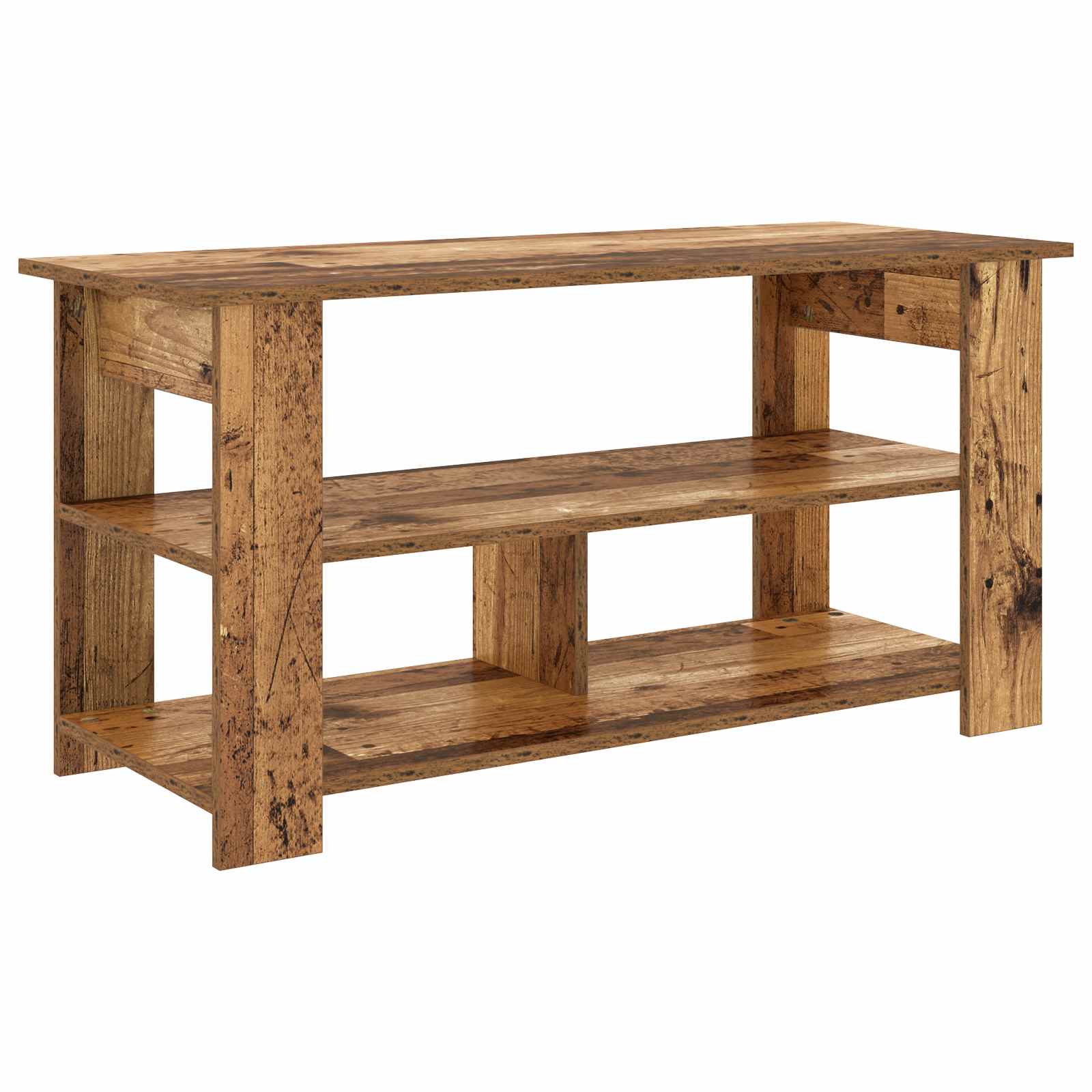 TV-standaard Oudhout 100 x 40 x 50 cm is nu te koop bij PeponiXL, paradijselijk wonen!