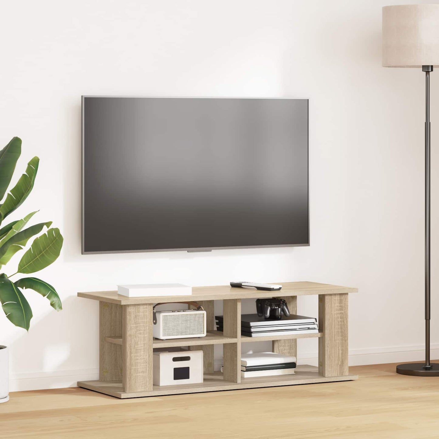 TV-standaard Sonoma Eiken 96 x 35 x 33,5 cm is nu te koop bij PeponiXL, paradijselijk wonen!