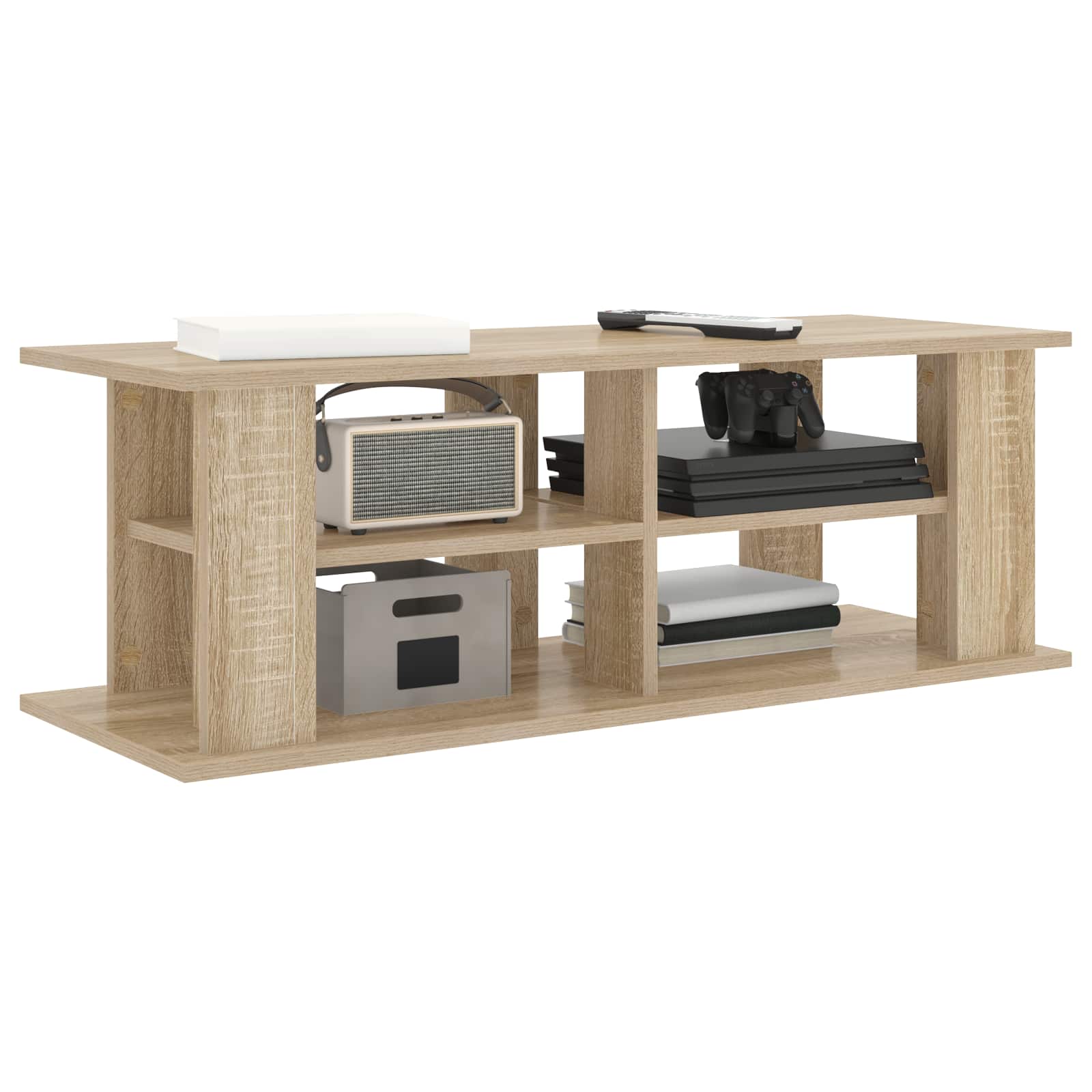 TV-standaard Sonoma Eiken 96 x 35 x 33,5 cm is nu te koop bij PeponiXL, paradijselijk wonen!