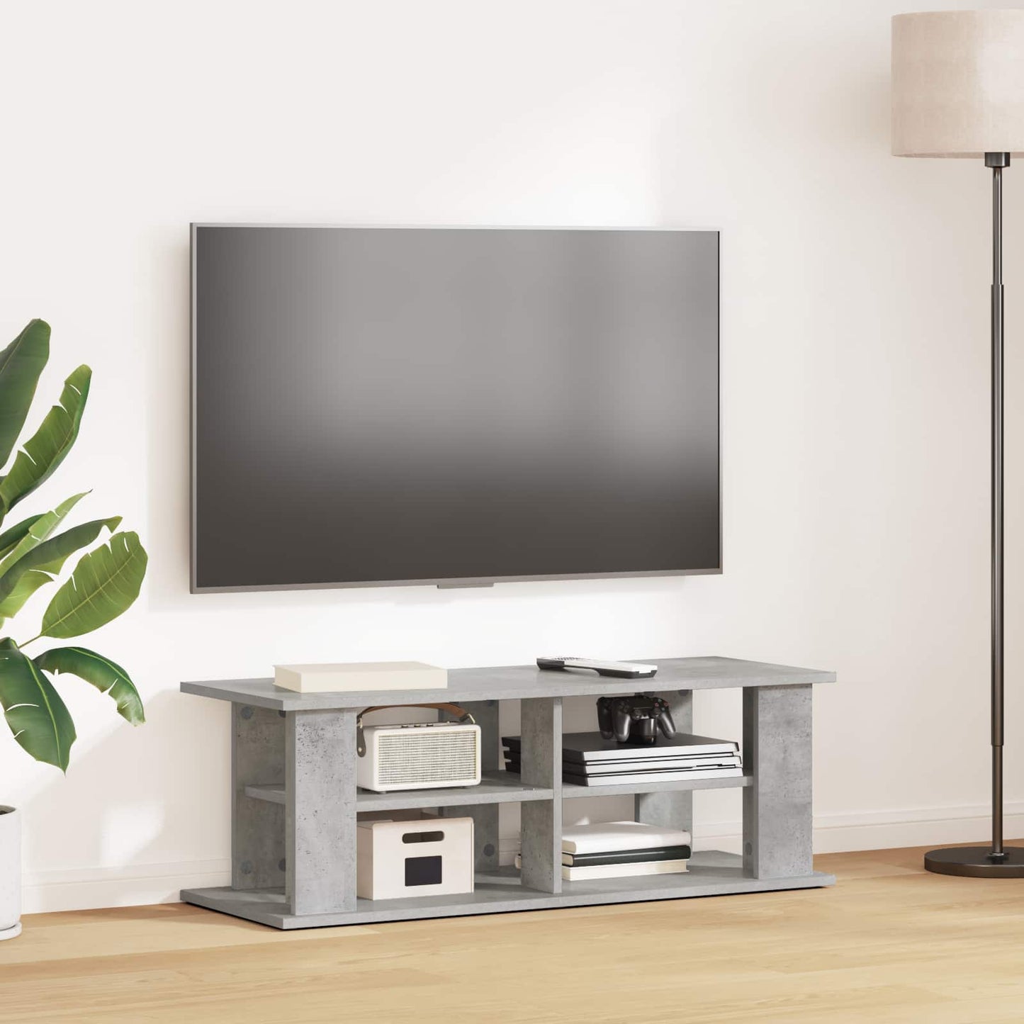 TV-standaard Beton Grijs 96 x 35 x 33,5 cm is nu te koop bij PeponiXL, paradijselijk wonen!