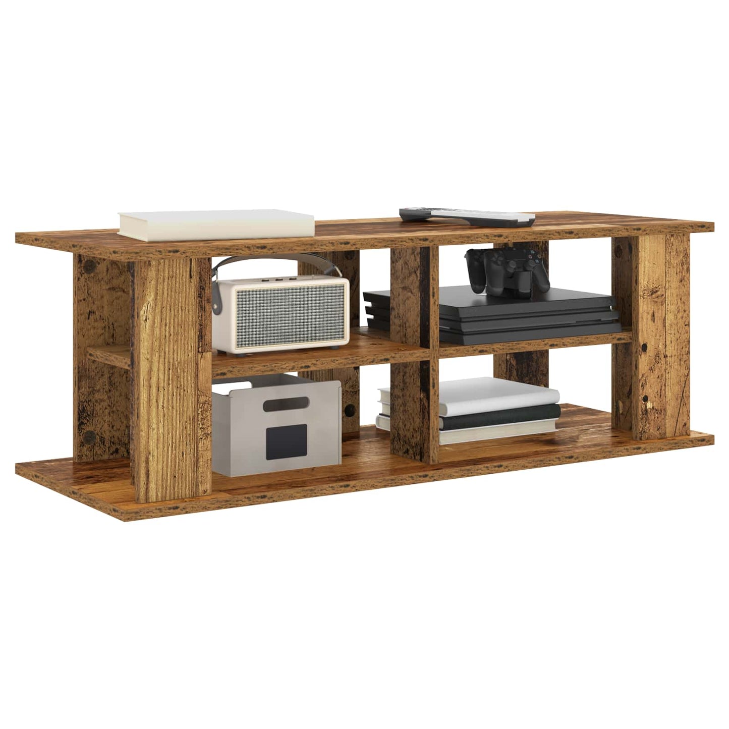 TV-standaard Oudhout 96 x 35 x 33,5 cm is nu te koop bij PeponiXL, paradijselijk wonen!