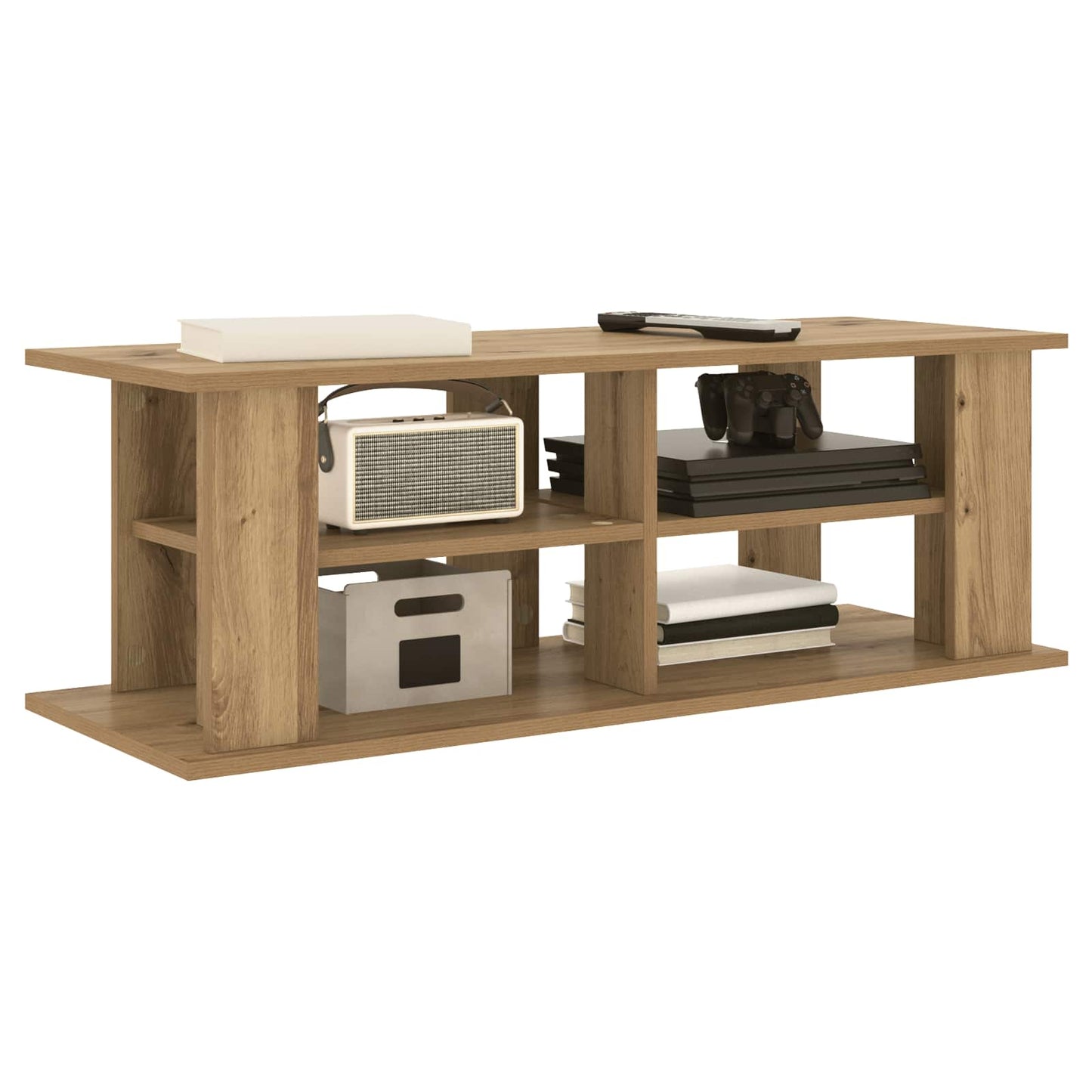 TV-standaard Artisan Eiken 96 x 35 x 33,5 cm is nu te koop bij PeponiXL, paradijselijk wonen!