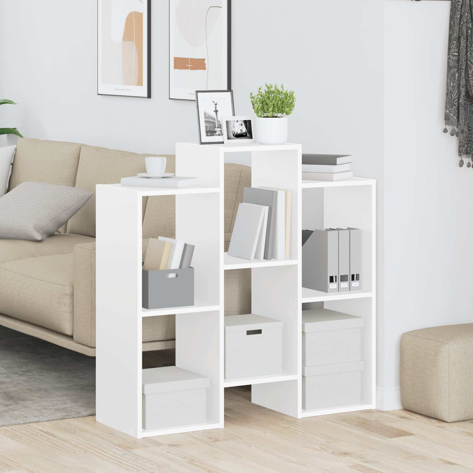 Dressoir Wit 90 x 30 x 90 cm is nu te koop bij PeponiXL, paradijselijk wonen!