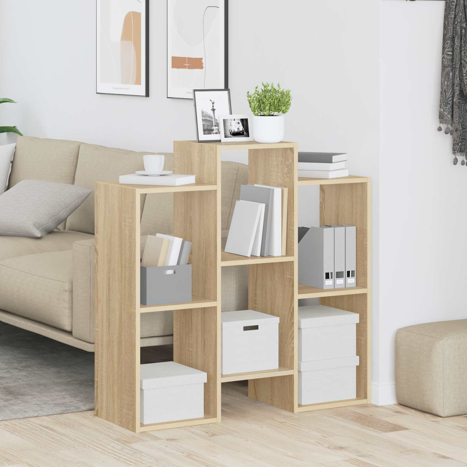 Dressoir Sonoma Eiken 90 x 30 x 90 cm is nu te koop bij PeponiXL, paradijselijk wonen!