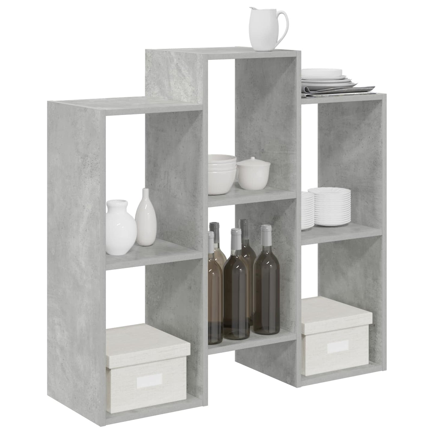 Dressoir Beton Grijs 90 x 30 x 90 cm is nu te koop bij PeponiXL, paradijselijk wonen!
