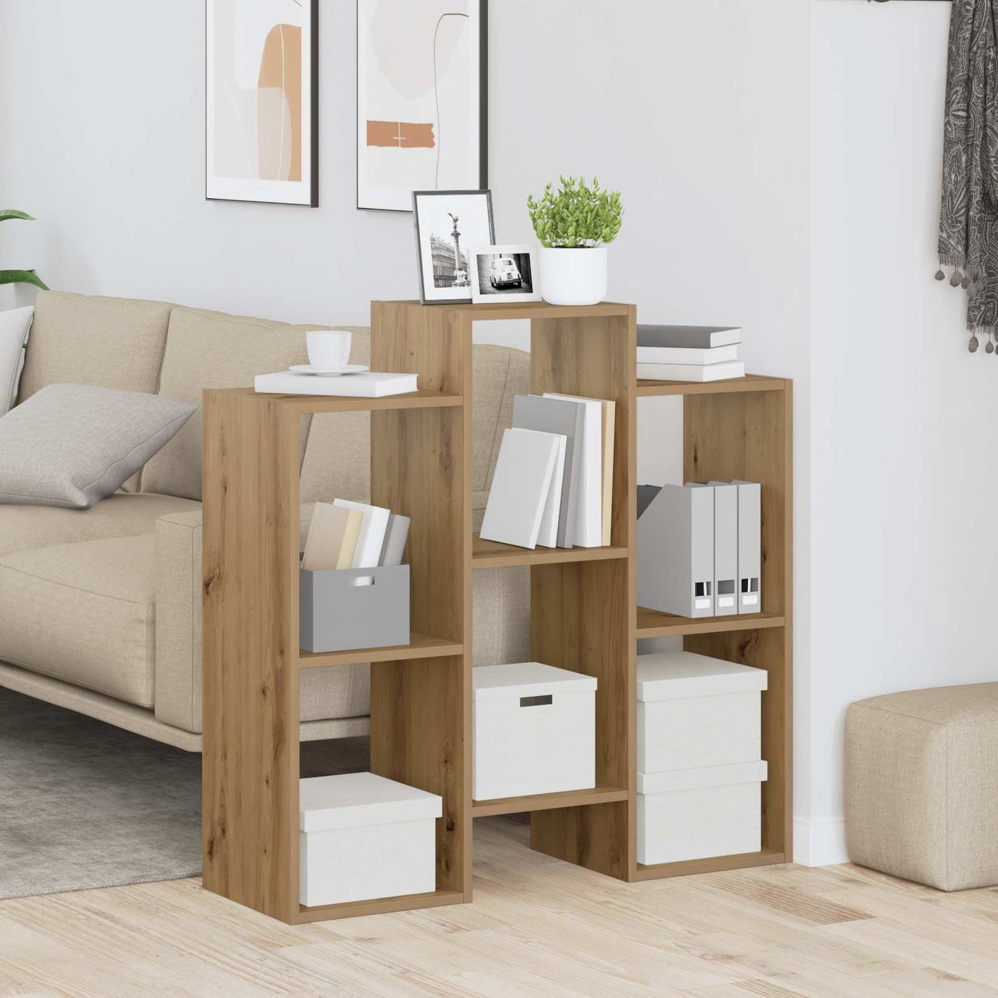 Dressoir Artisan Eiken 90 x 30 x 90 cm is nu te koop bij PeponiXL, paradijselijk wonen!