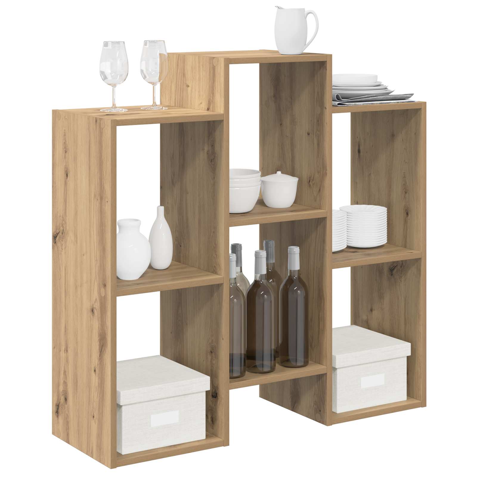 Dressoir Artisan Eiken 90 x 30 x 90 cm is nu te koop bij PeponiXL, paradijselijk wonen!
