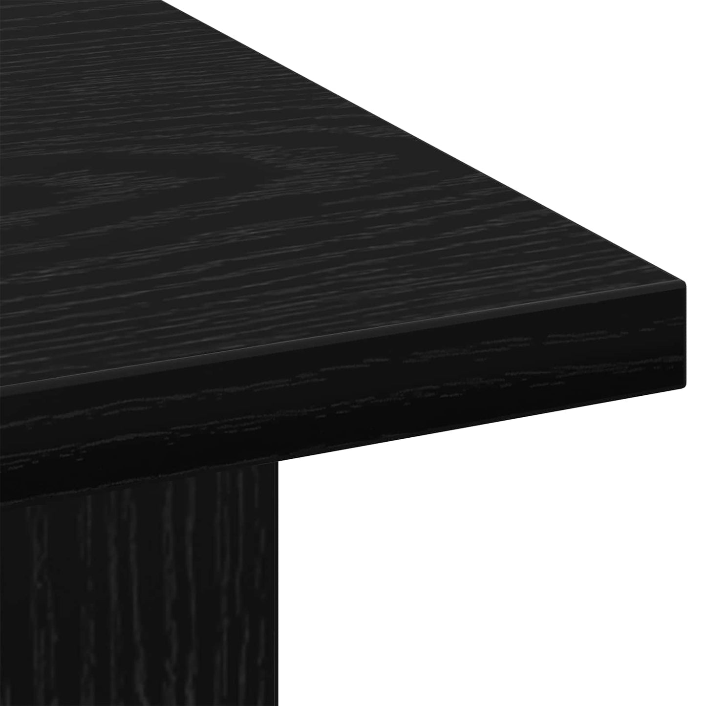 Salontafel met lade Zwart Eiken 77 x 55 x 42 cm Bewerkt hout is nu te koop bij PeponiXL, paradijselijk wonen!