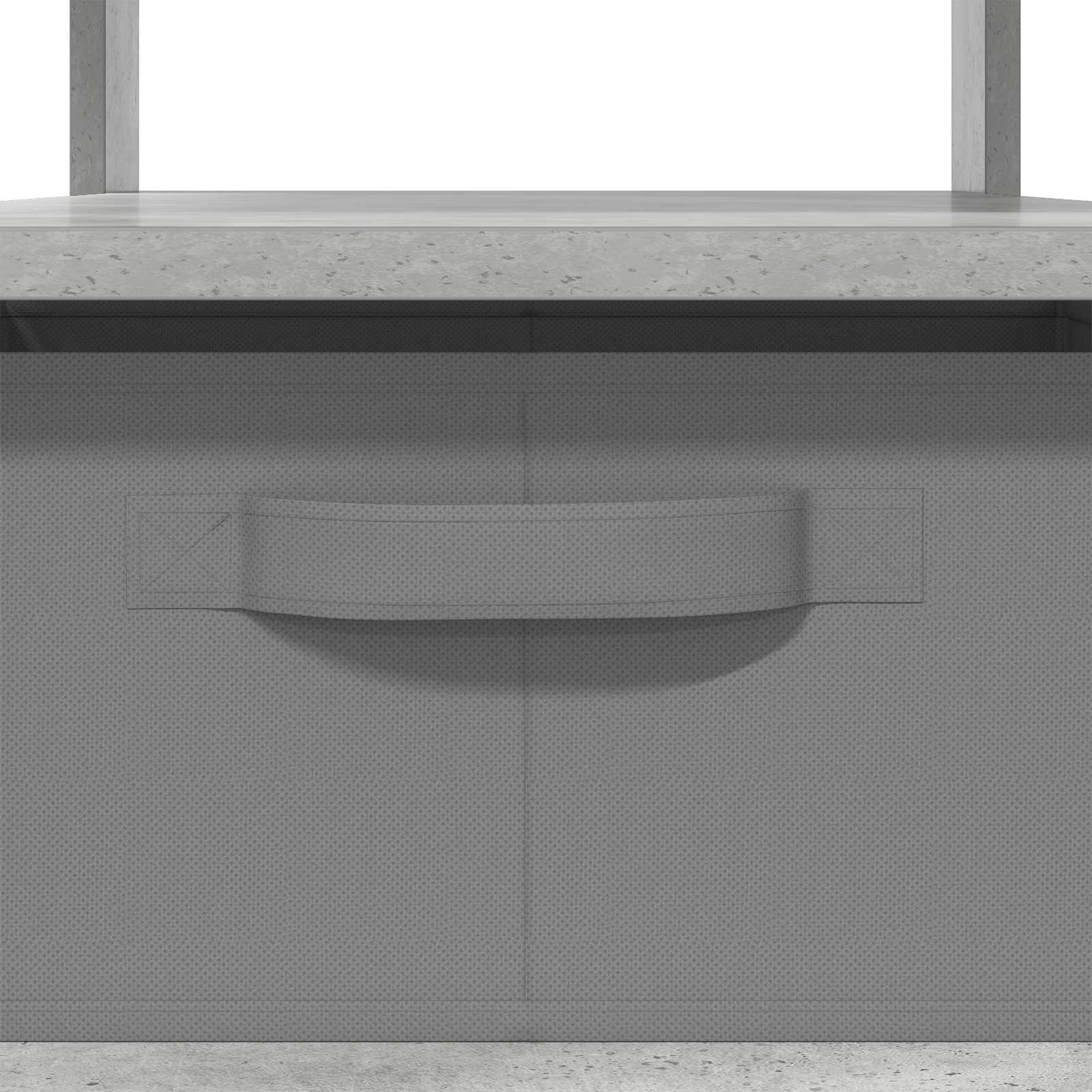 Salontafel met lade Beton Grijs 77 x 55 x 42 cm Bewerkt hout is nu te koop bij PeponiXL, paradijselijk wonen!
