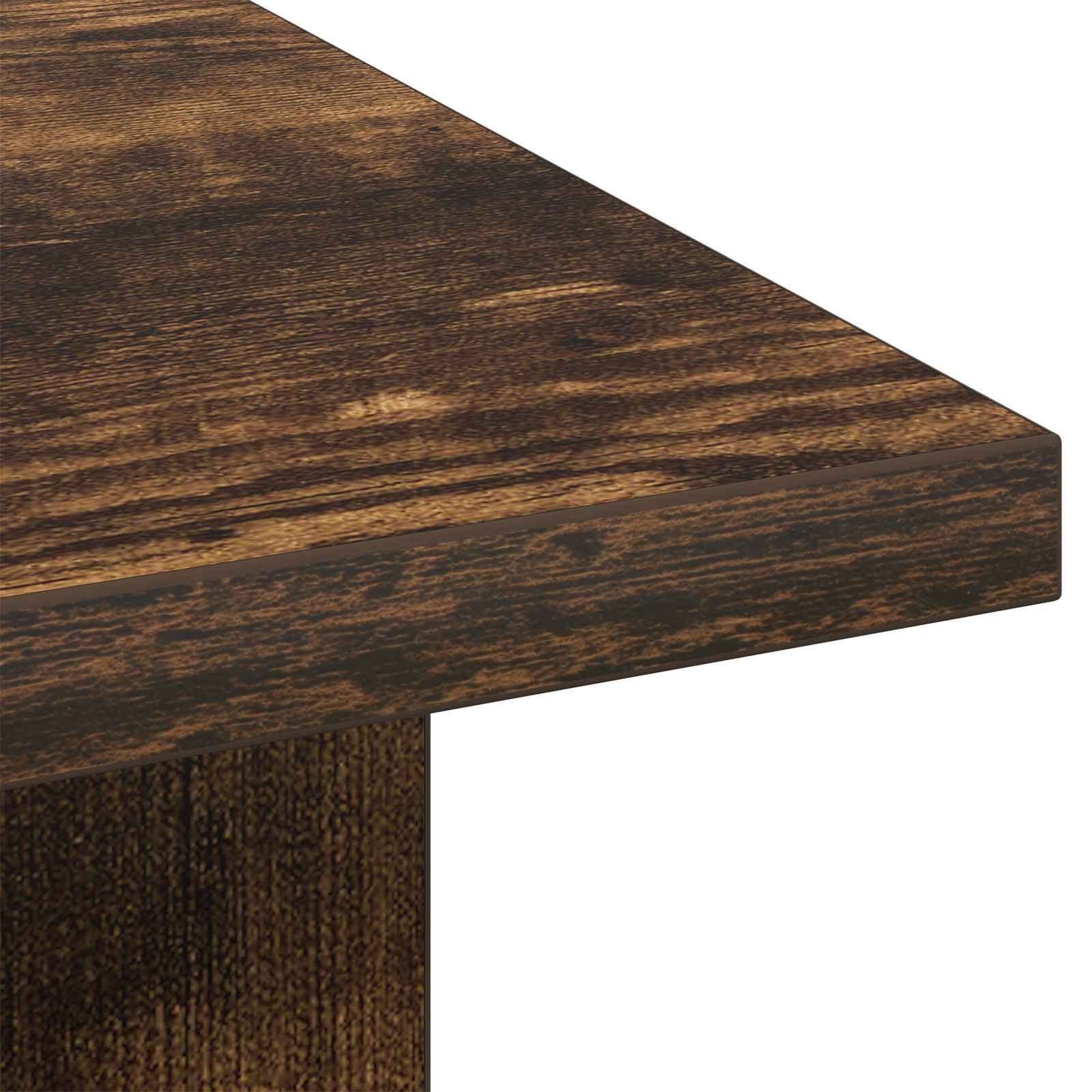 Salontafel met lade Gerookt eiken 77 x 55 x 42 cm Bewerkt hout is nu te koop bij PeponiXL, paradijselijk wonen!
