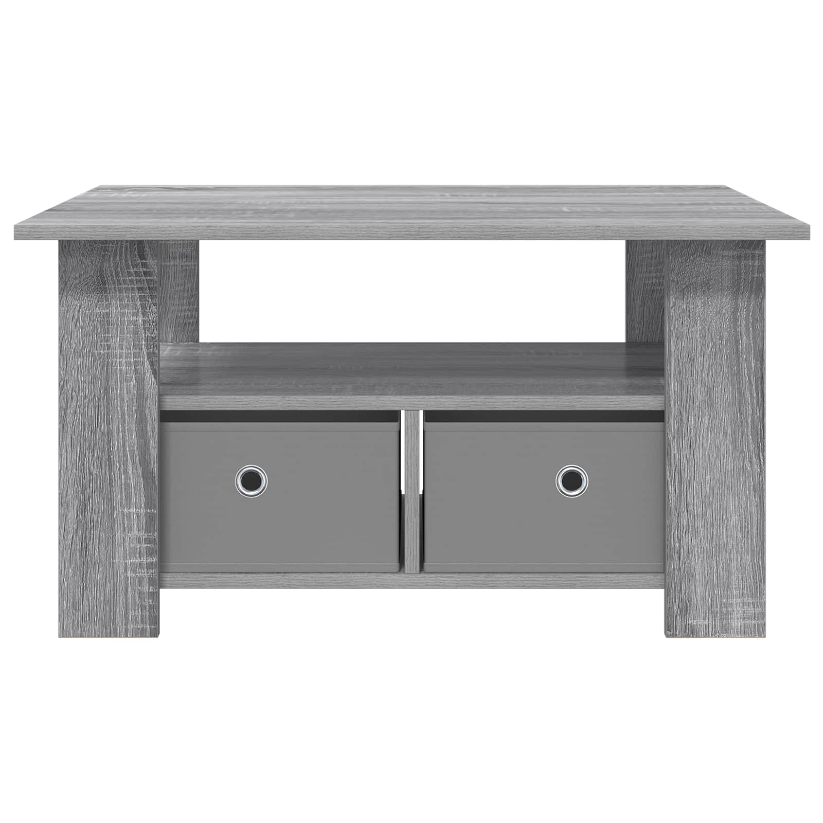 Salontafel met lade Grijs Sonoma 77 x 55 x 42 cm Bewerkt hout is nu te koop bij PeponiXL, paradijselijk wonen!