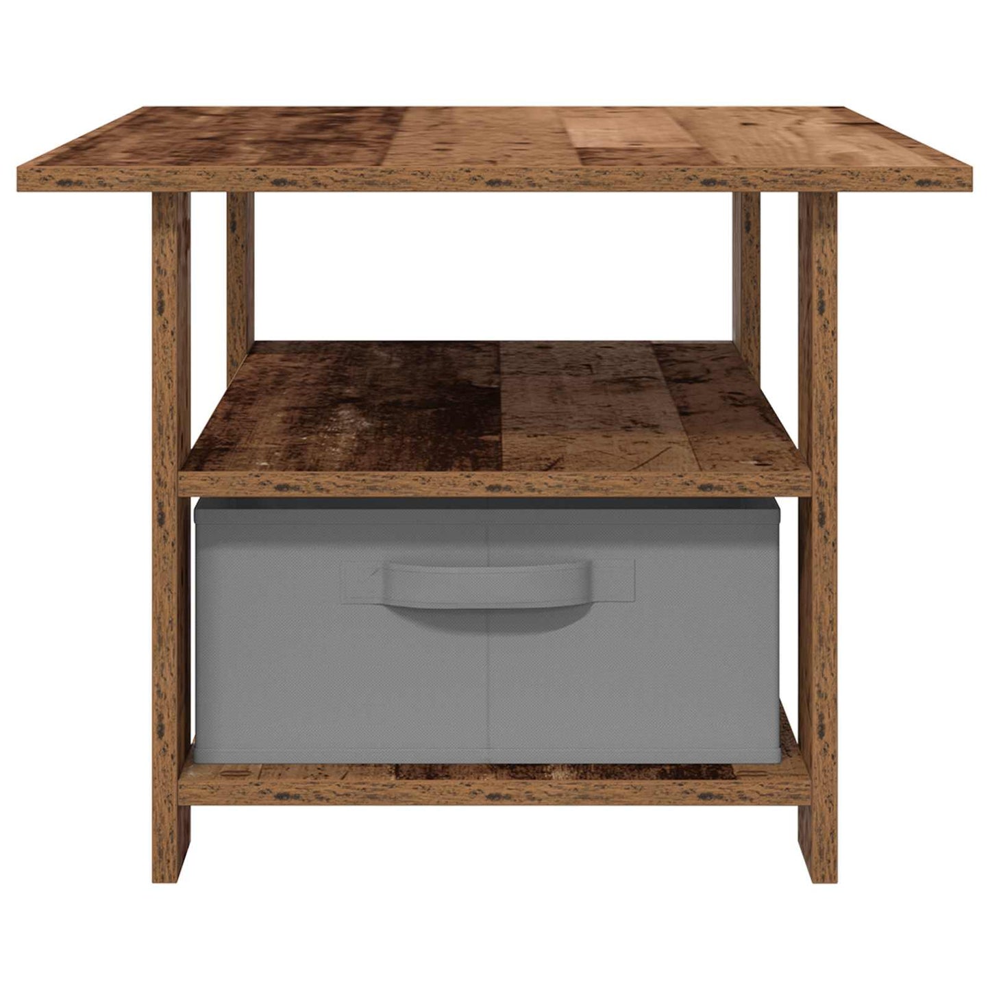 Salontafel met lade Oudhout 77 x 55 x 42 cm Bewerkt hout is nu te koop bij PeponiXL, paradijselijk wonen!