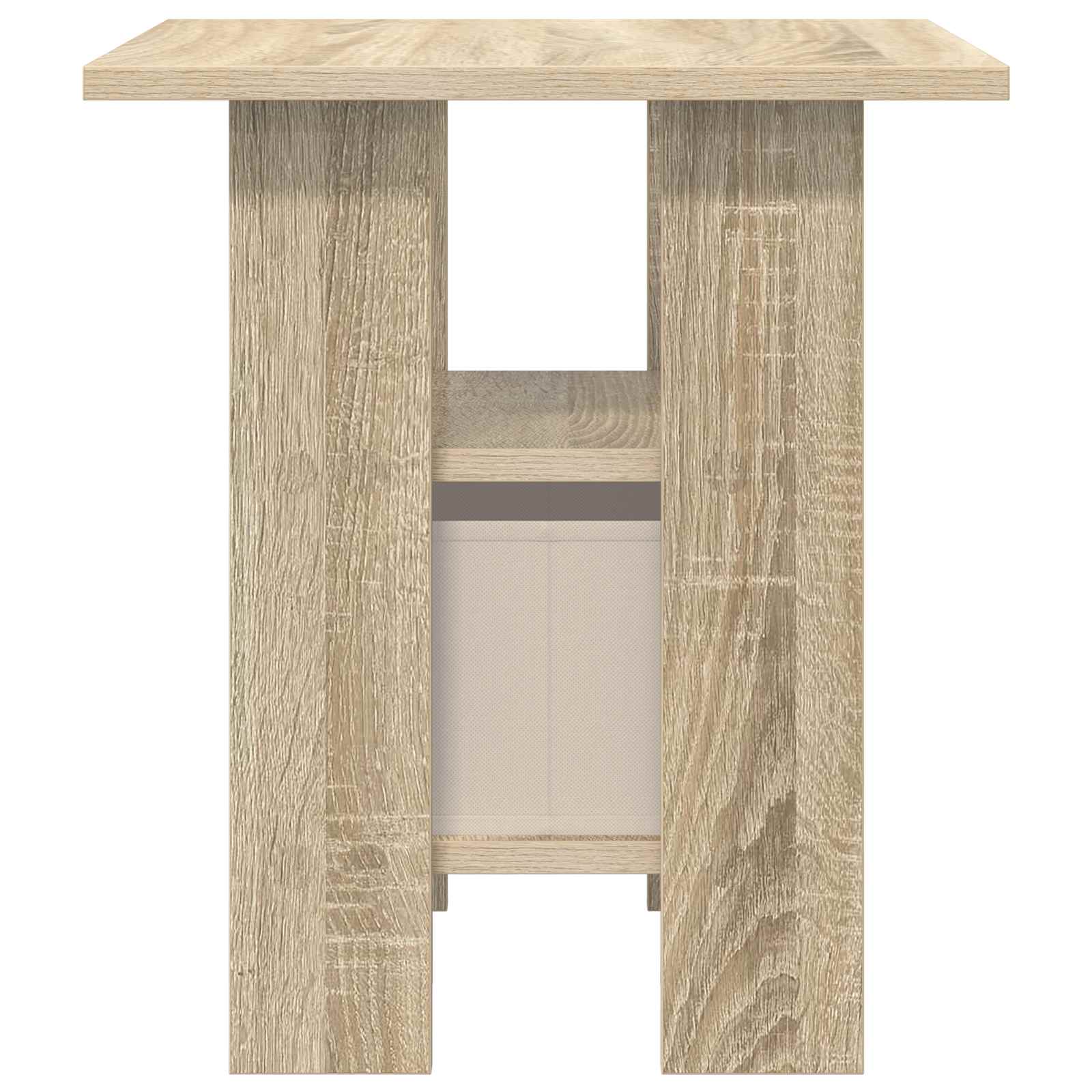 Nachtkastje met lade Sonoma Eiken 41 x 40 x 45 cm Bewerkt hout is nu te koop bij PeponiXL, paradijselijk wonen!