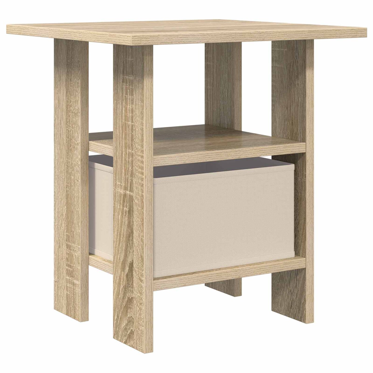 Nachtkastje 2 pcs Sonoma Eiken 41 x 40 x 45 cm Bewerkt hout is nu te koop bij PeponiXL, paradijselijk wonen!