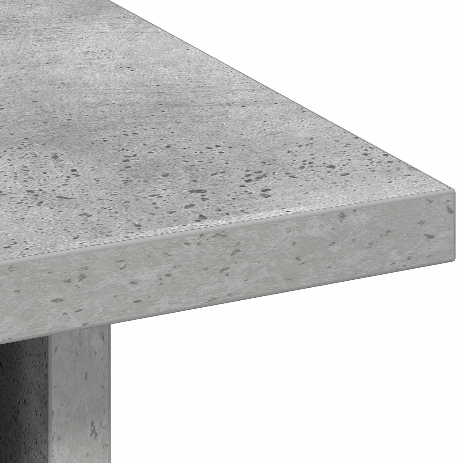 Nachtkastje met lade Beton Grijs 41 x 40 x 45 cm Bewerkt hout is nu te koop bij PeponiXL, paradijselijk wonen!