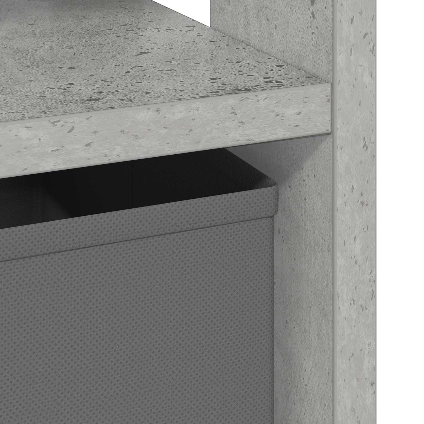 Nachtkastje 2 pcs Beton Grijs 41 x 40 x 45 cm Bewerkt hout is nu te koop bij PeponiXL, paradijselijk wonen!