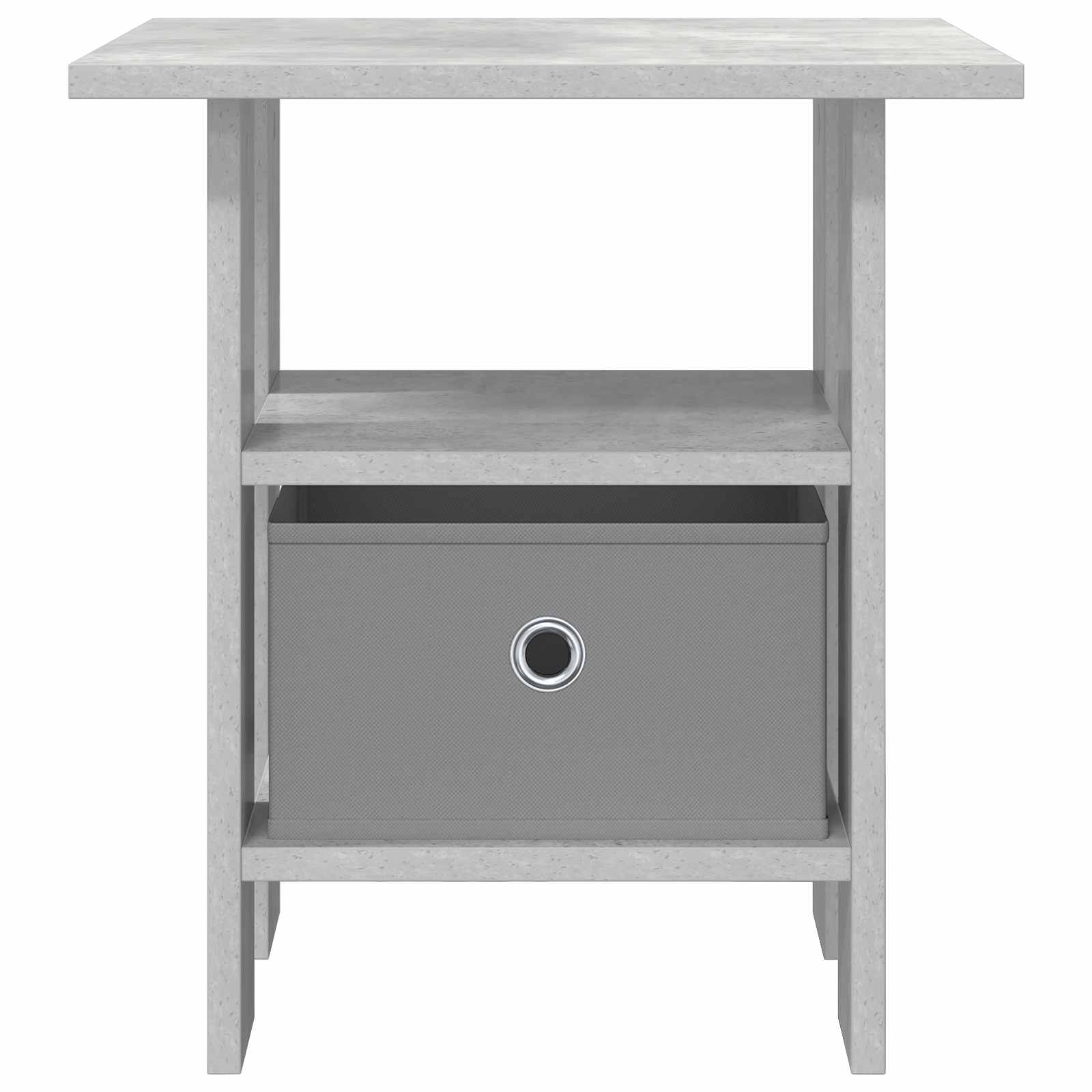 Nachtkastje 2 pcs Beton Grijs 41 x 40 x 45 cm Bewerkt hout is nu te koop bij PeponiXL, paradijselijk wonen!