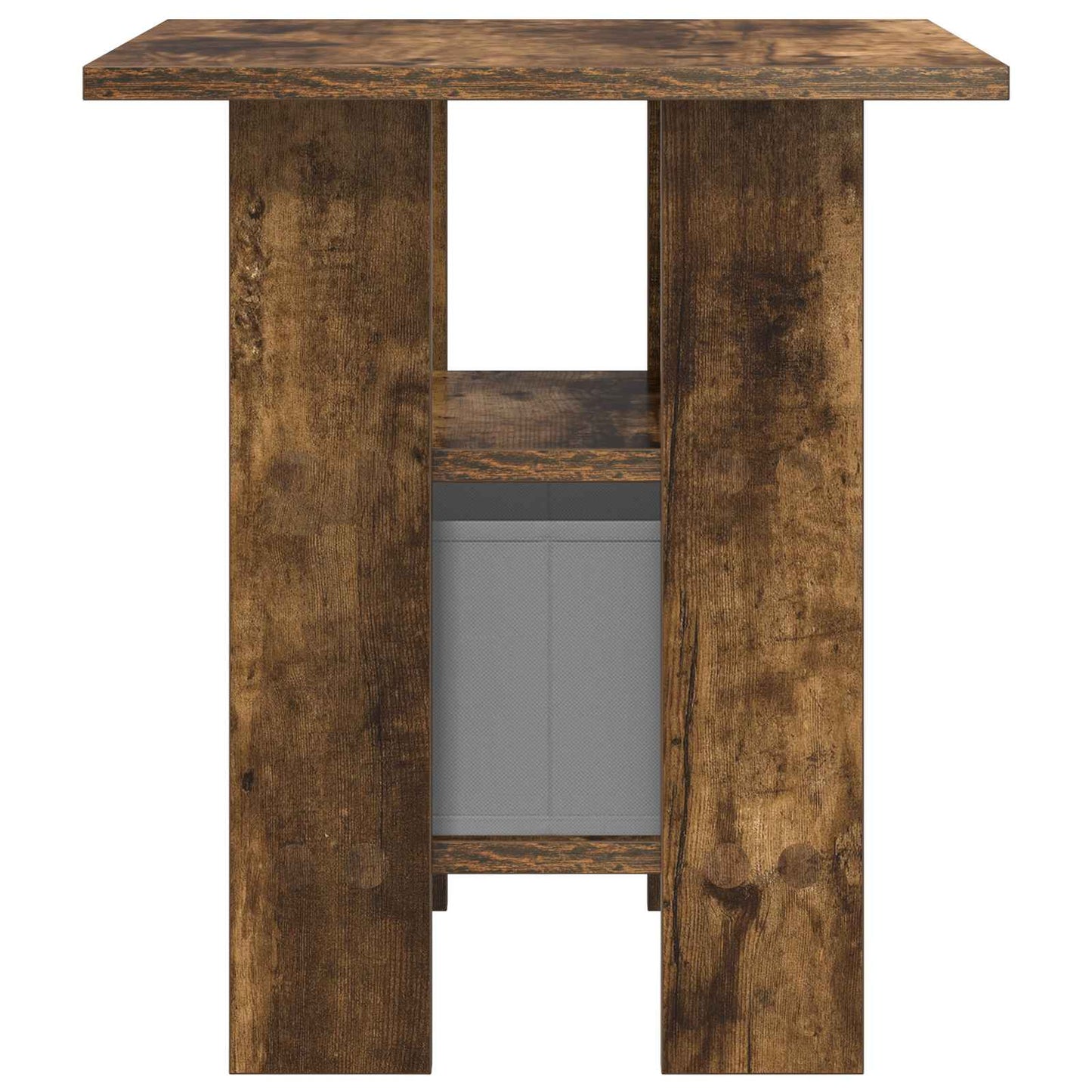 Nachtkastje met lade Gerookt eiken 41 x 40 x 45 cm Bewerkt hout is nu te koop bij PeponiXL, paradijselijk wonen!