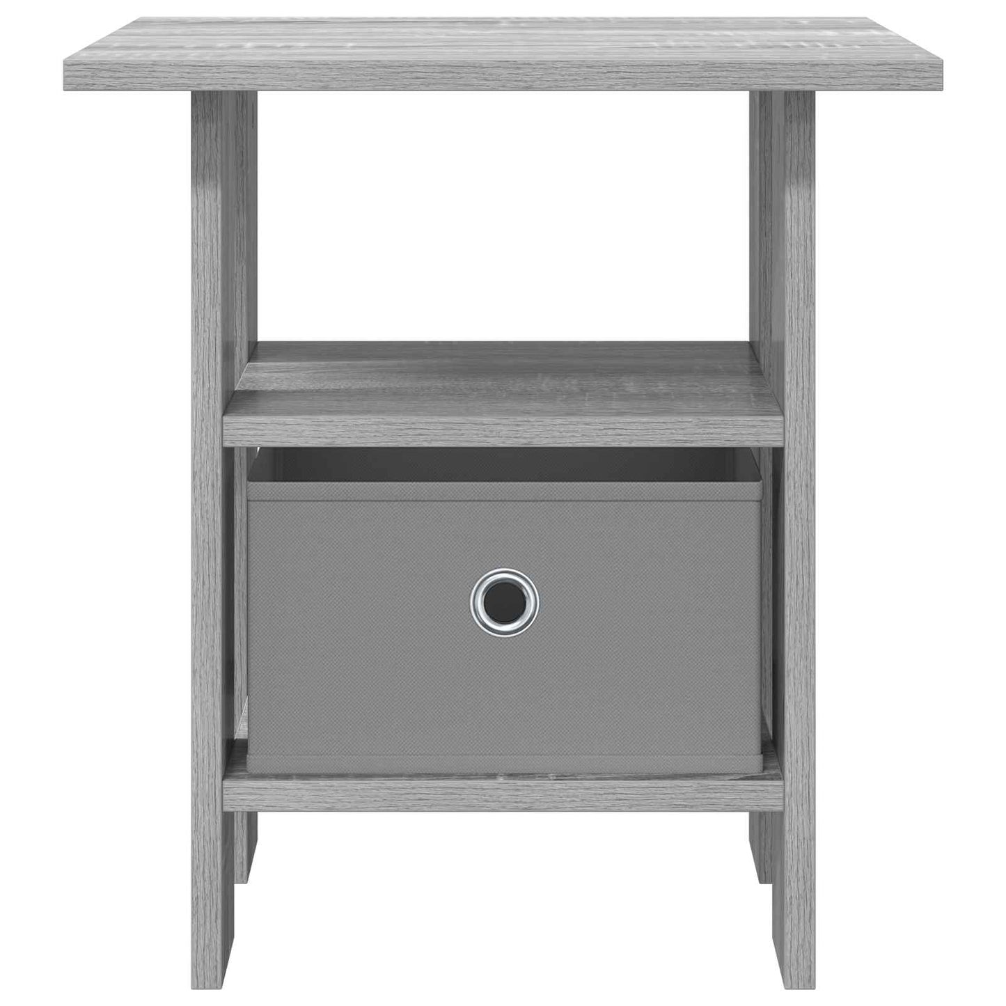 Nachtkastje met lade Grijs Sonoma 41 x 40 x 45 cm Bewerkt hout is nu te koop bij PeponiXL, paradijselijk wonen!