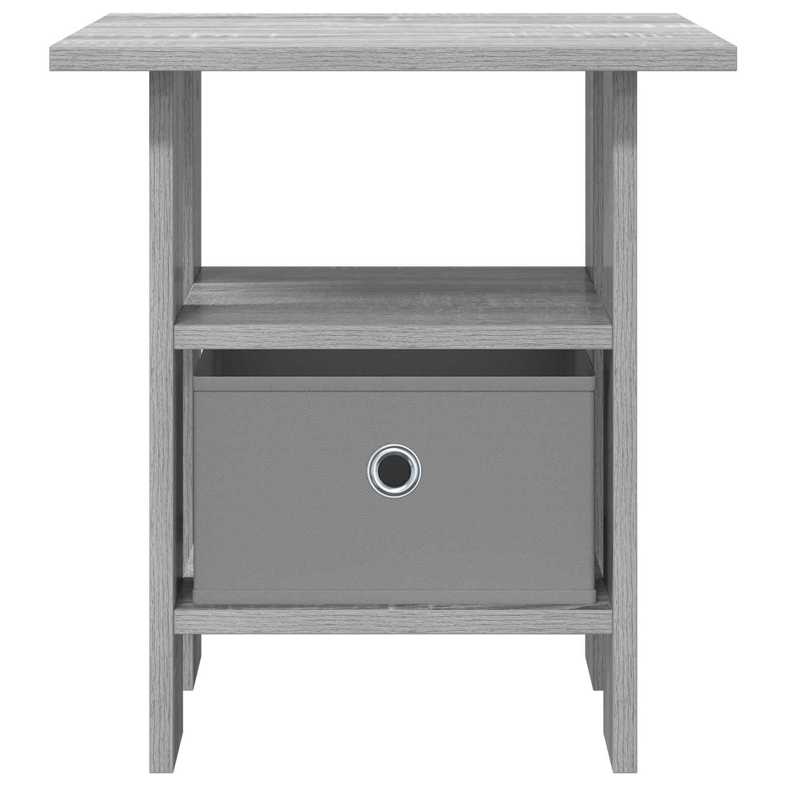 Nachtkastje met lade Grijs Sonoma 41 x 40 x 45 cm Bewerkt hout is nu te koop bij PeponiXL, paradijselijk wonen!