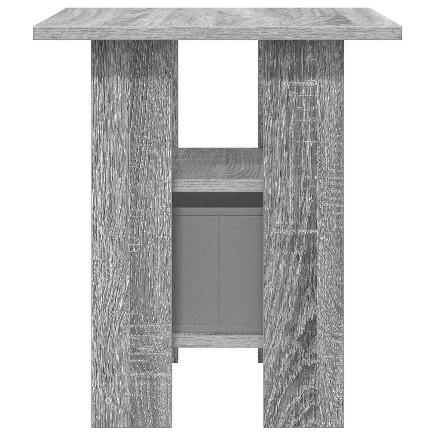 Nachtkastje met lade Grijs Sonoma 41 x 40 x 45 cm Bewerkt hout is nu te koop bij PeponiXL, paradijselijk wonen!