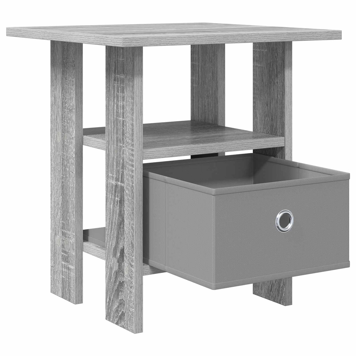 Nachtkastje 2 pcs Grijs Sonoma 41 x 40 x 45 cm Bewerkt hout is nu te koop bij PeponiXL, paradijselijk wonen!