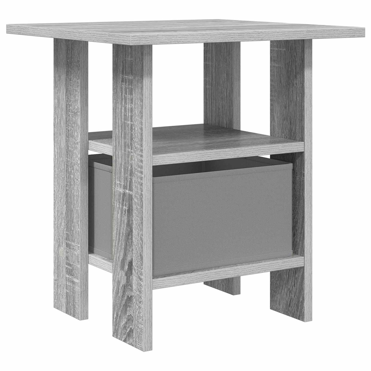 Nachtkastje 2 pcs Grijs Sonoma 41 x 40 x 45 cm Bewerkt hout is nu te koop bij PeponiXL, paradijselijk wonen!