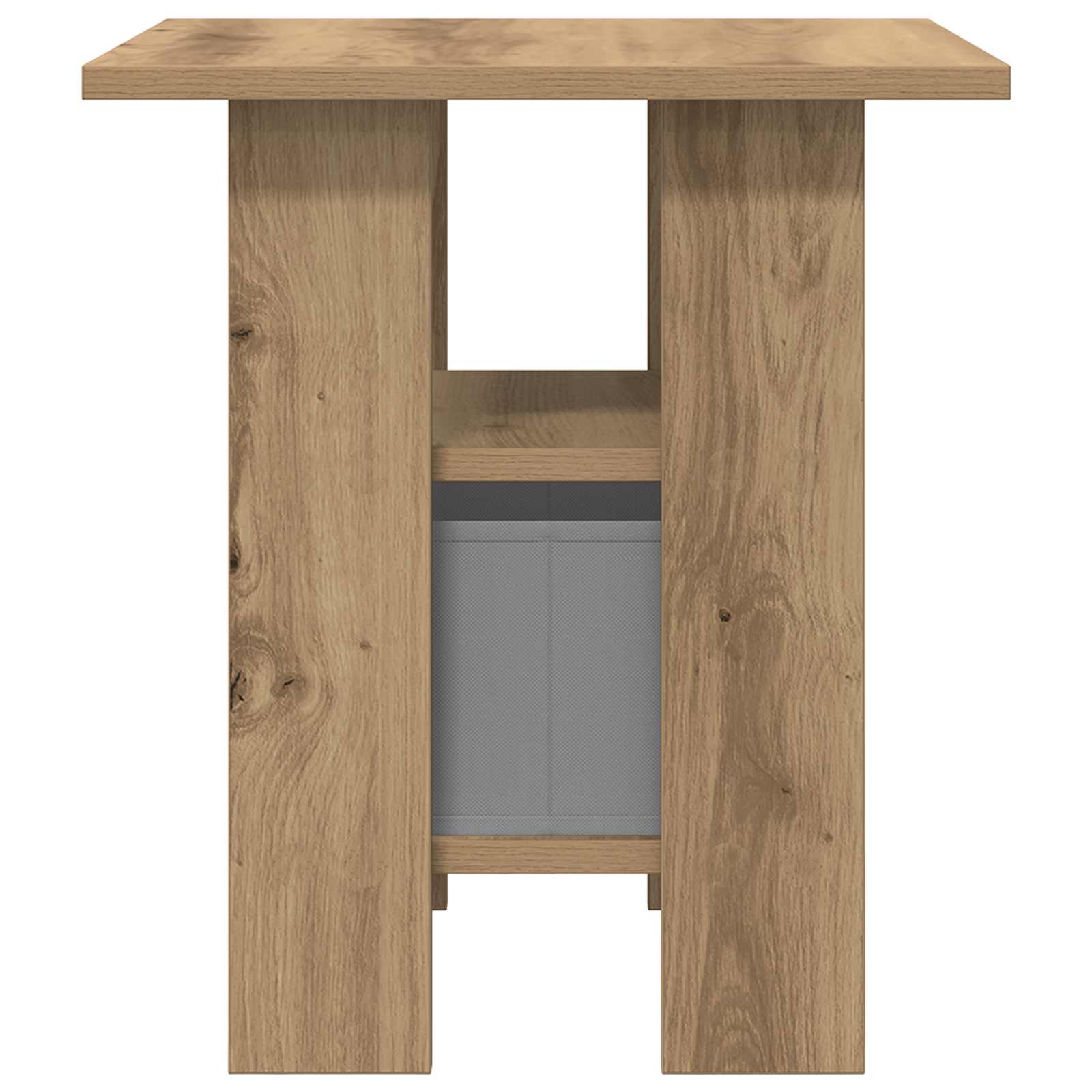 Nachtkastje met lade Artisan Eiken 41 x 40 x 45 cm Bewerkt hout is nu te koop bij PeponiXL, paradijselijk wonen!