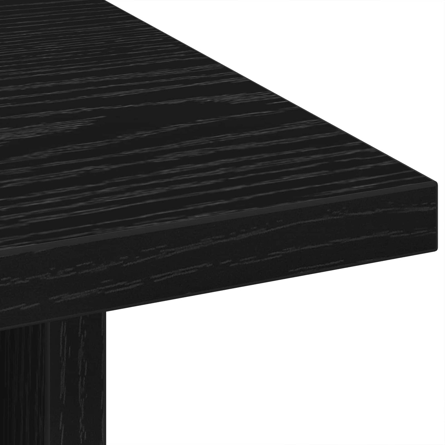 Nachtkastje 2 pcs Zwart Eiken 41 x 40 x 45 cm Bewerkt hout is nu te koop bij PeponiXL, paradijselijk wonen!