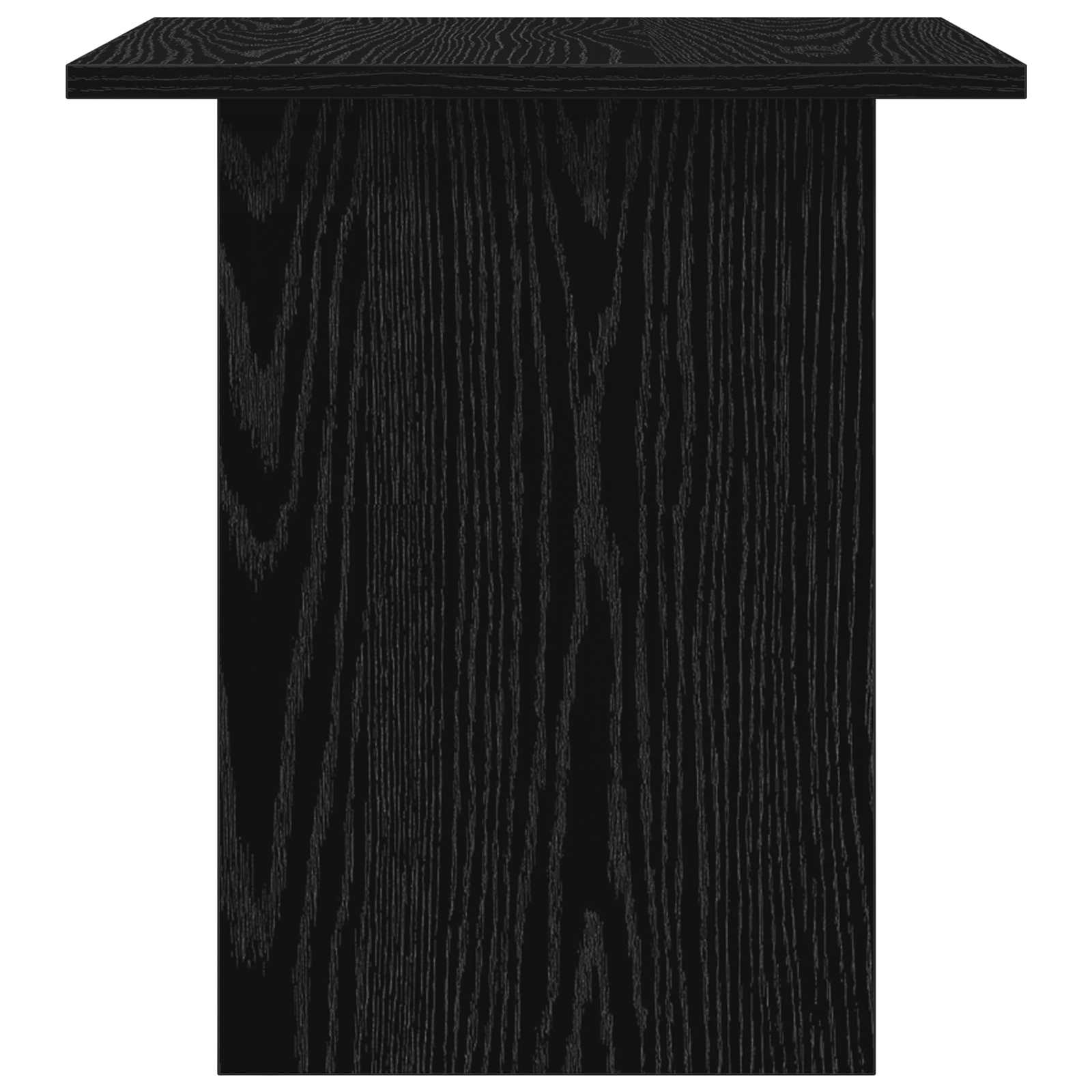Nachtkastje 2 pcs Zwart Eiken 41 x 40 x 45 cm Bewerkt hout is nu te koop bij PeponiXL, paradijselijk wonen!