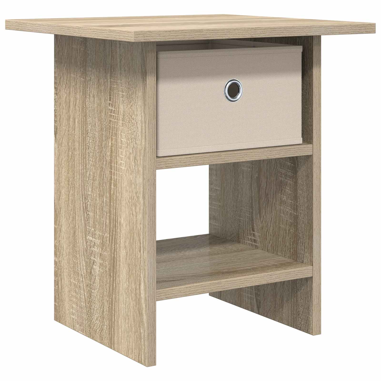 Nachtkastje met lade Sonoma Eiken 41 x 40 x 45 cm Bewerkt hout is nu te koop bij PeponiXL, paradijselijk wonen!