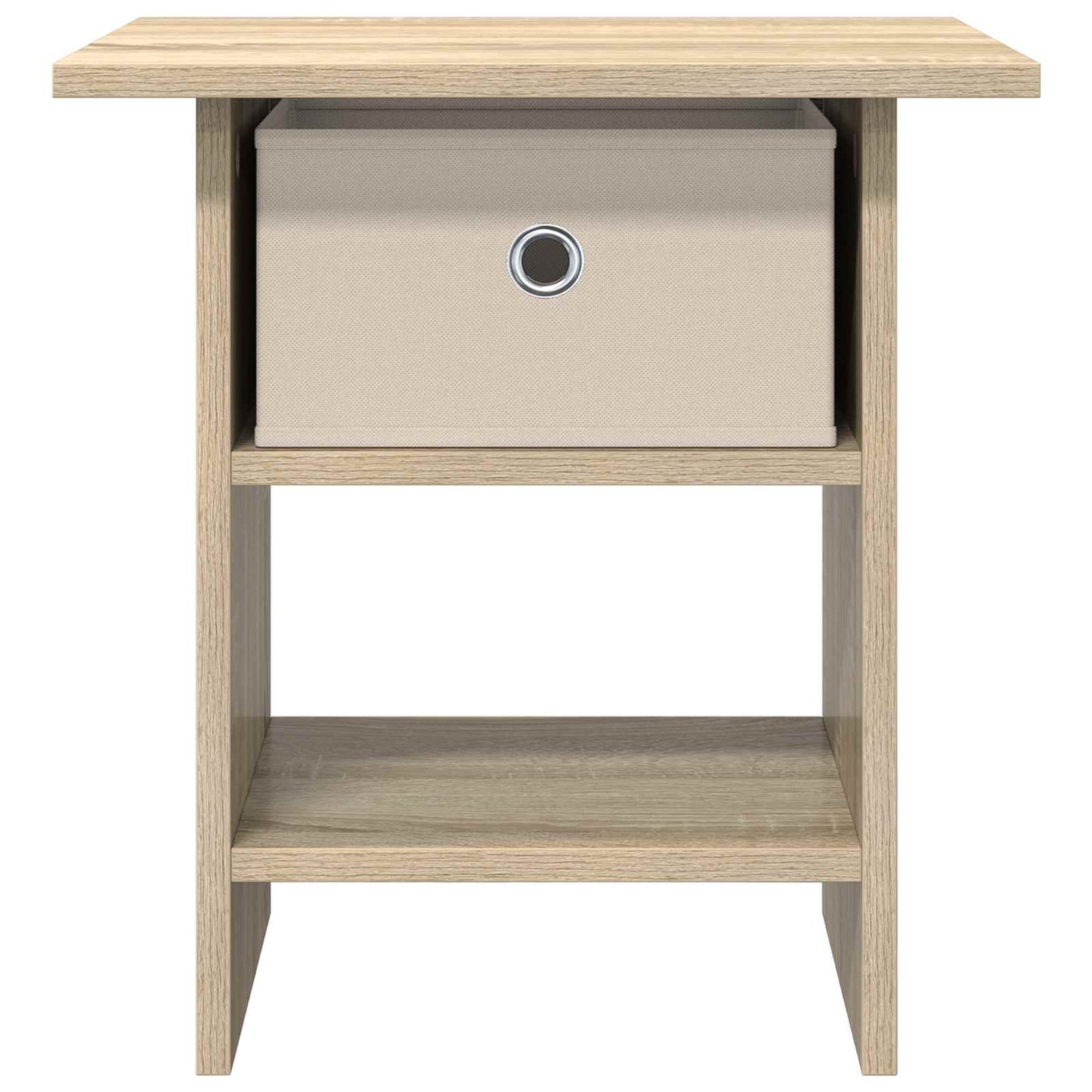 Nachtkastje met lade Sonoma Eiken 41 x 40 x 45 cm Bewerkt hout is nu te koop bij PeponiXL, paradijselijk wonen!