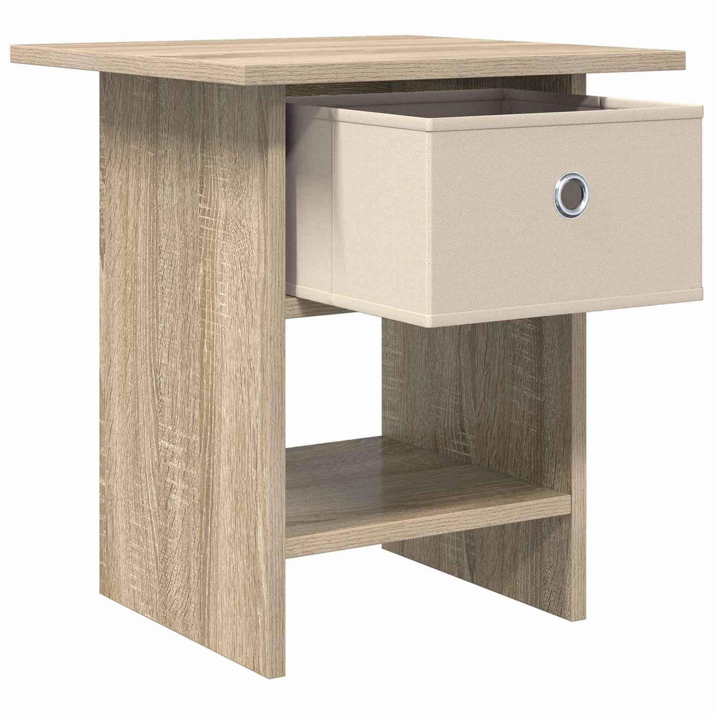 Nachtkastje 2 pcs Sonoma Eiken 41 x 40 x 45 cm Bewerkt hout is nu te koop bij PeponiXL, paradijselijk wonen!