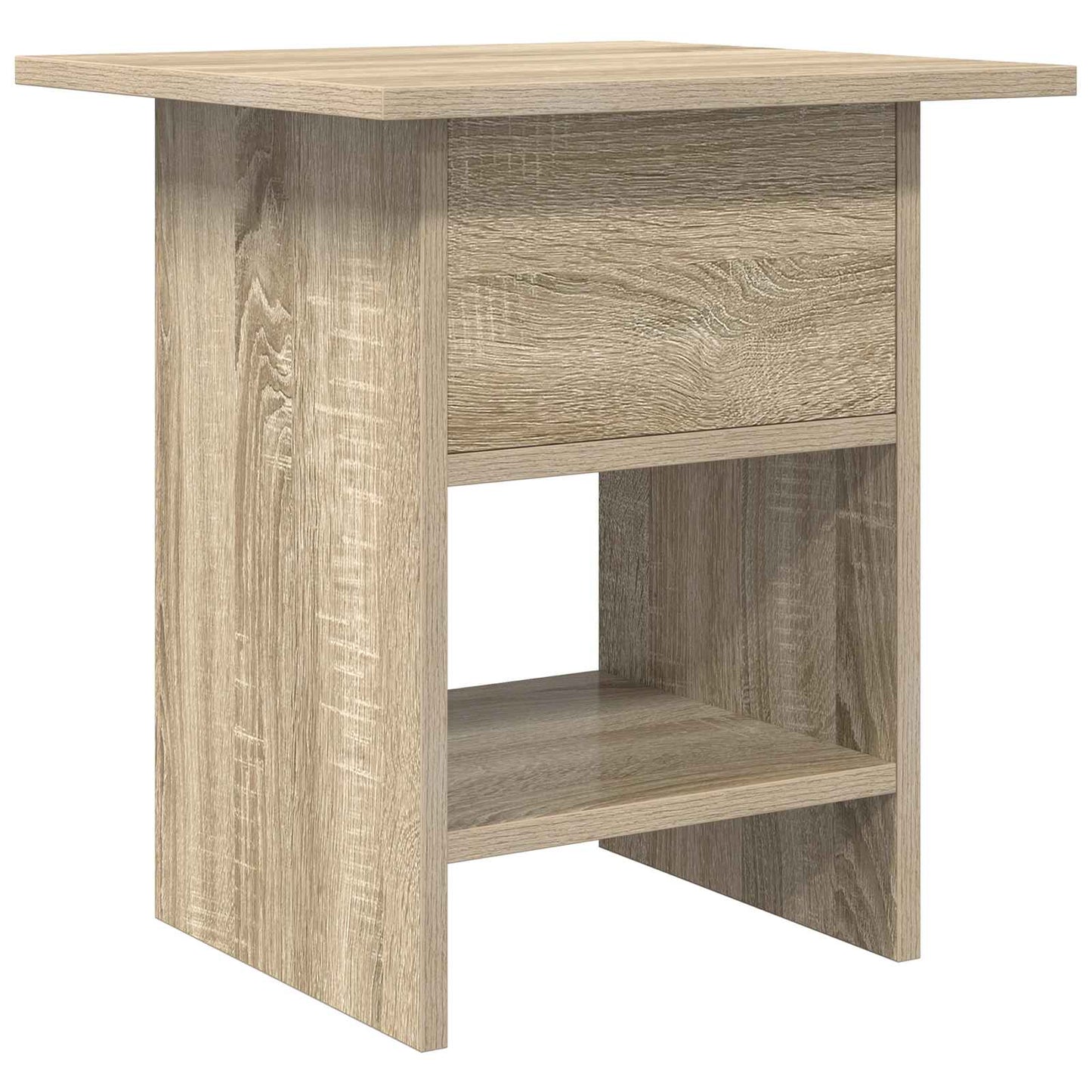 Nachtkastje 2 pcs Sonoma Eiken 41 x 40 x 45 cm Bewerkt hout is nu te koop bij PeponiXL, paradijselijk wonen!