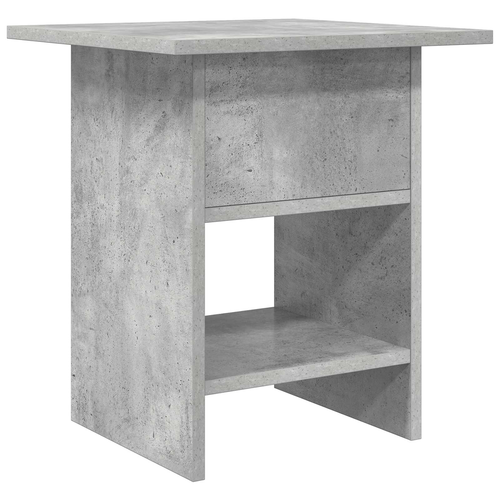 Nachtkastje 2 pcs Beton Grijs 41 x 40 x 45 cm Bewerkt hout is nu te koop bij PeponiXL, paradijselijk wonen!