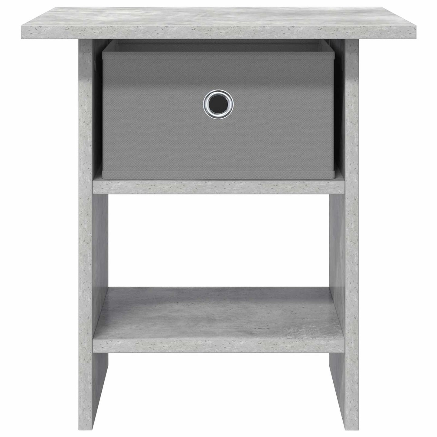 Nachtkastje 2 pcs Beton Grijs 41 x 40 x 45 cm Bewerkt hout is nu te koop bij PeponiXL, paradijselijk wonen!