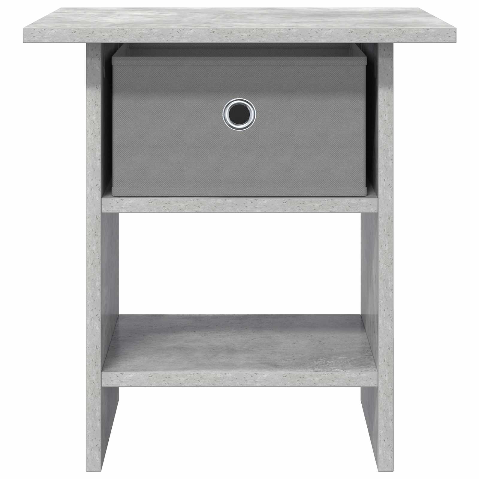 Nachtkastje 2 pcs Beton Grijs 41 x 40 x 45 cm Bewerkt hout is nu te koop bij PeponiXL, paradijselijk wonen!