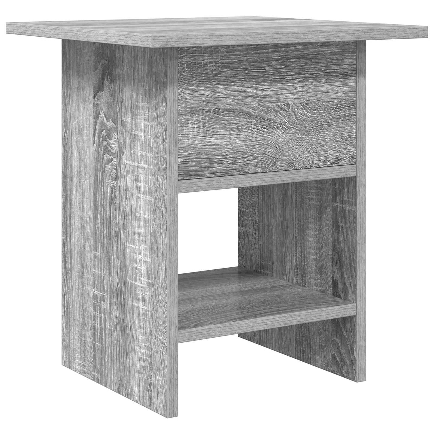 Nachtkastje 2 pcs Grijs Sonoma 41 x 40 x 45 cm Bewerkt hout is nu te koop bij PeponiXL, paradijselijk wonen!