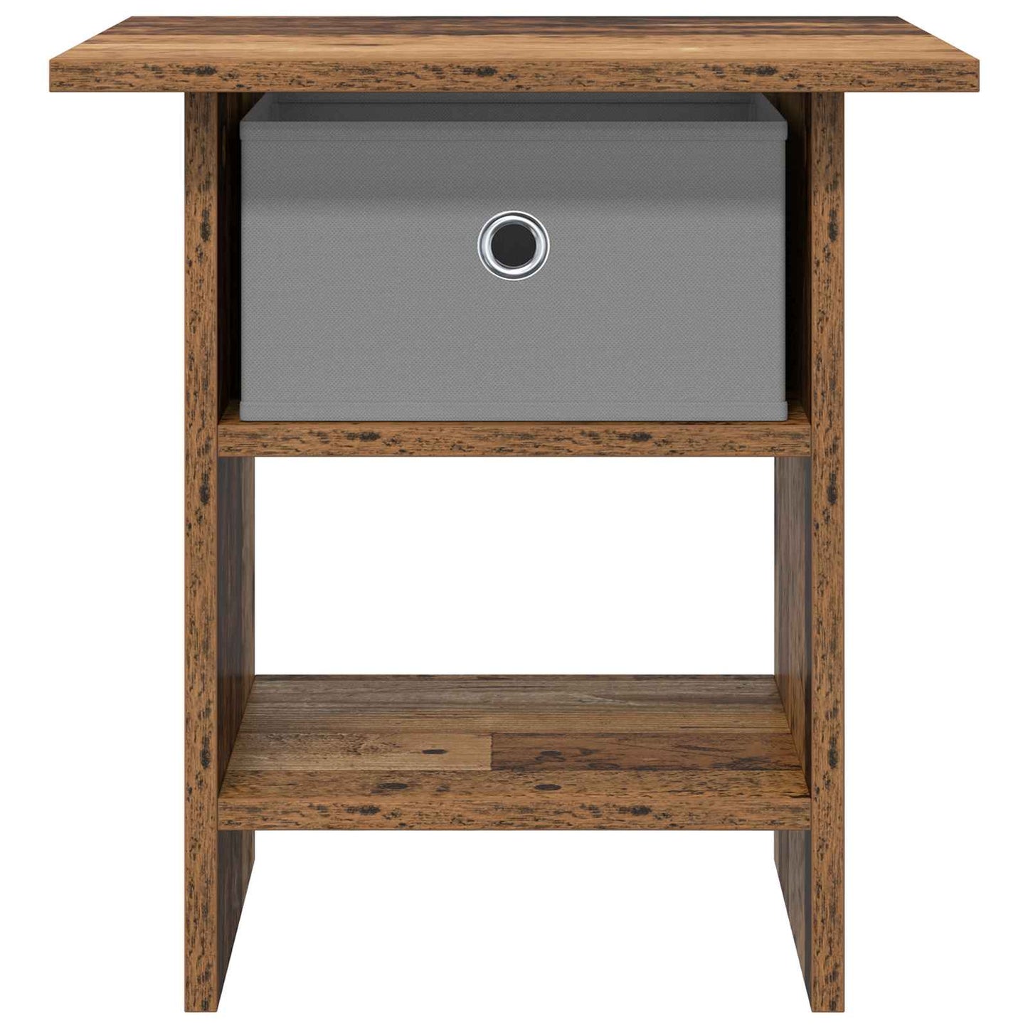 Nachtkastje met lade 2 pcs Oudhout 41 x 40 x 45 cm Bewerkt hout is nu te koop bij PeponiXL, paradijselijk wonen!