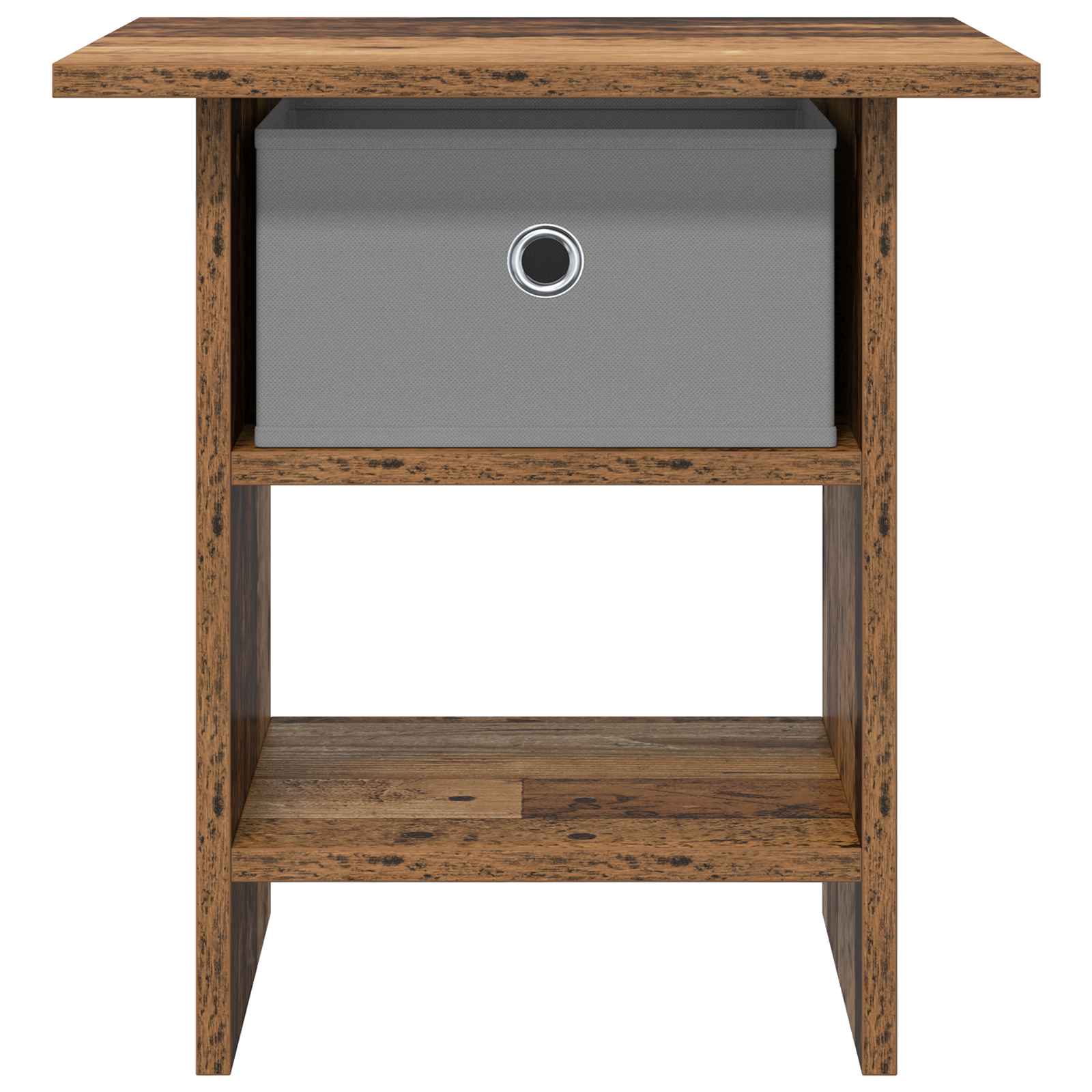 Nachtkastje met lade 2 pcs Oudhout 41 x 40 x 45 cm Bewerkt hout is nu te koop bij PeponiXL, paradijselijk wonen!