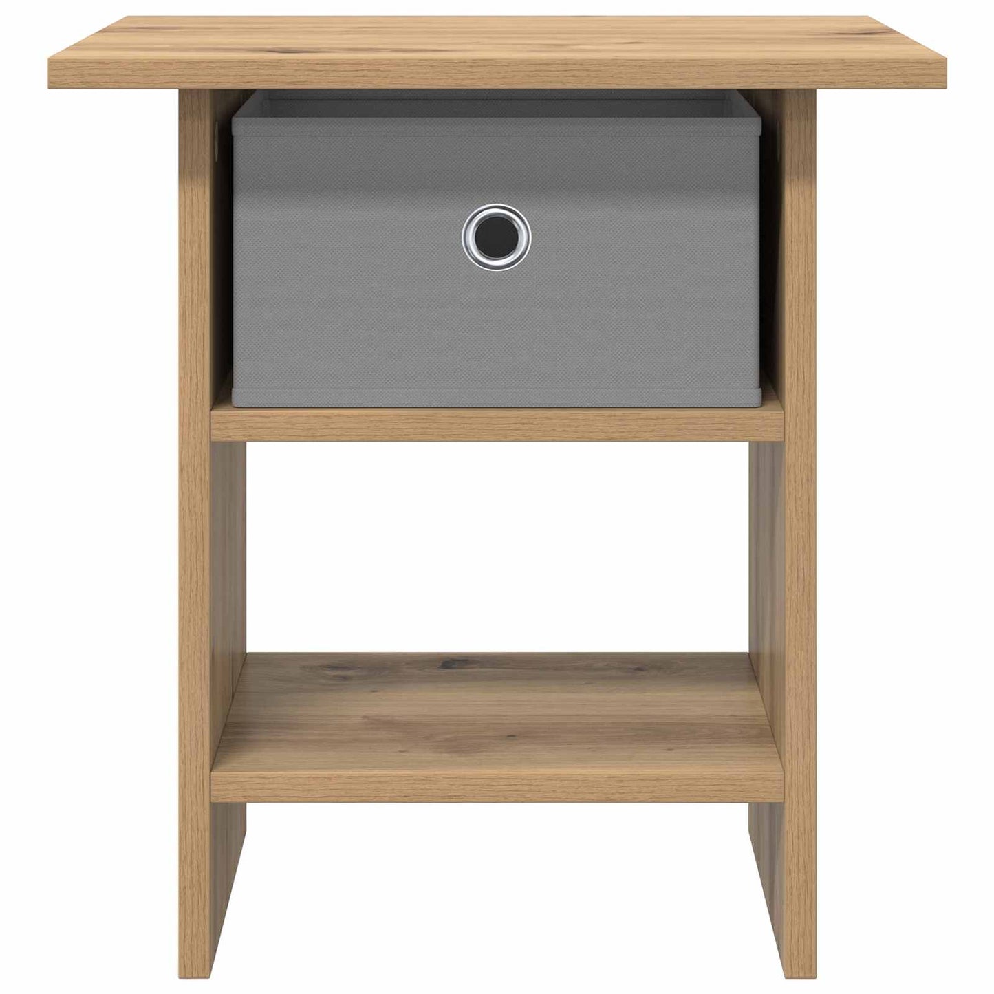 Nachtkastje 2 pcs Artisan Eiken 41 x 40 x 45 cm Bewerkt hout is nu te koop bij PeponiXL, paradijselijk wonen!