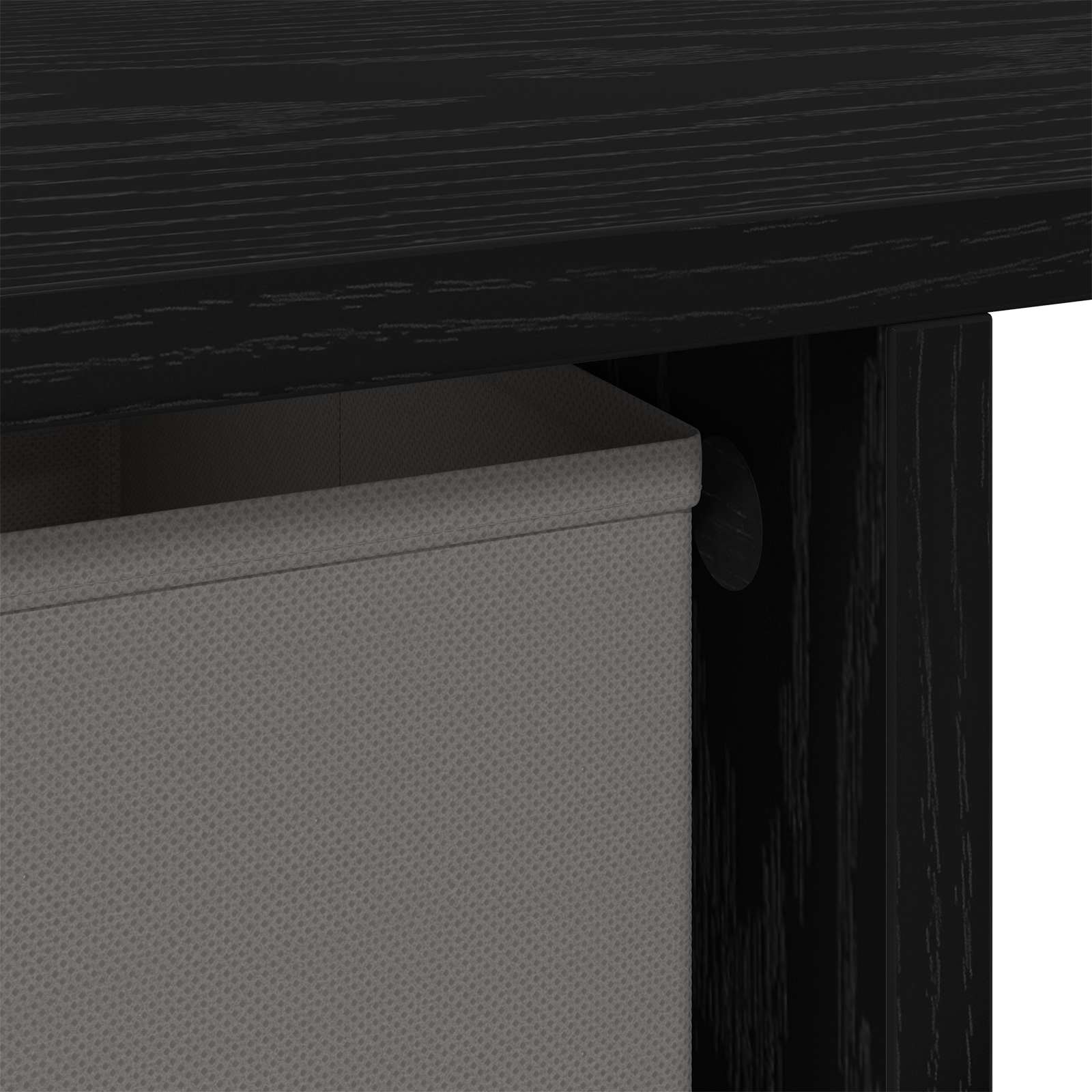 Bureau met lade Zwart Eiken 100 x 40 x 75 cm Bewerkt hout is nu te koop bij PeponiXL, paradijselijk wonen!