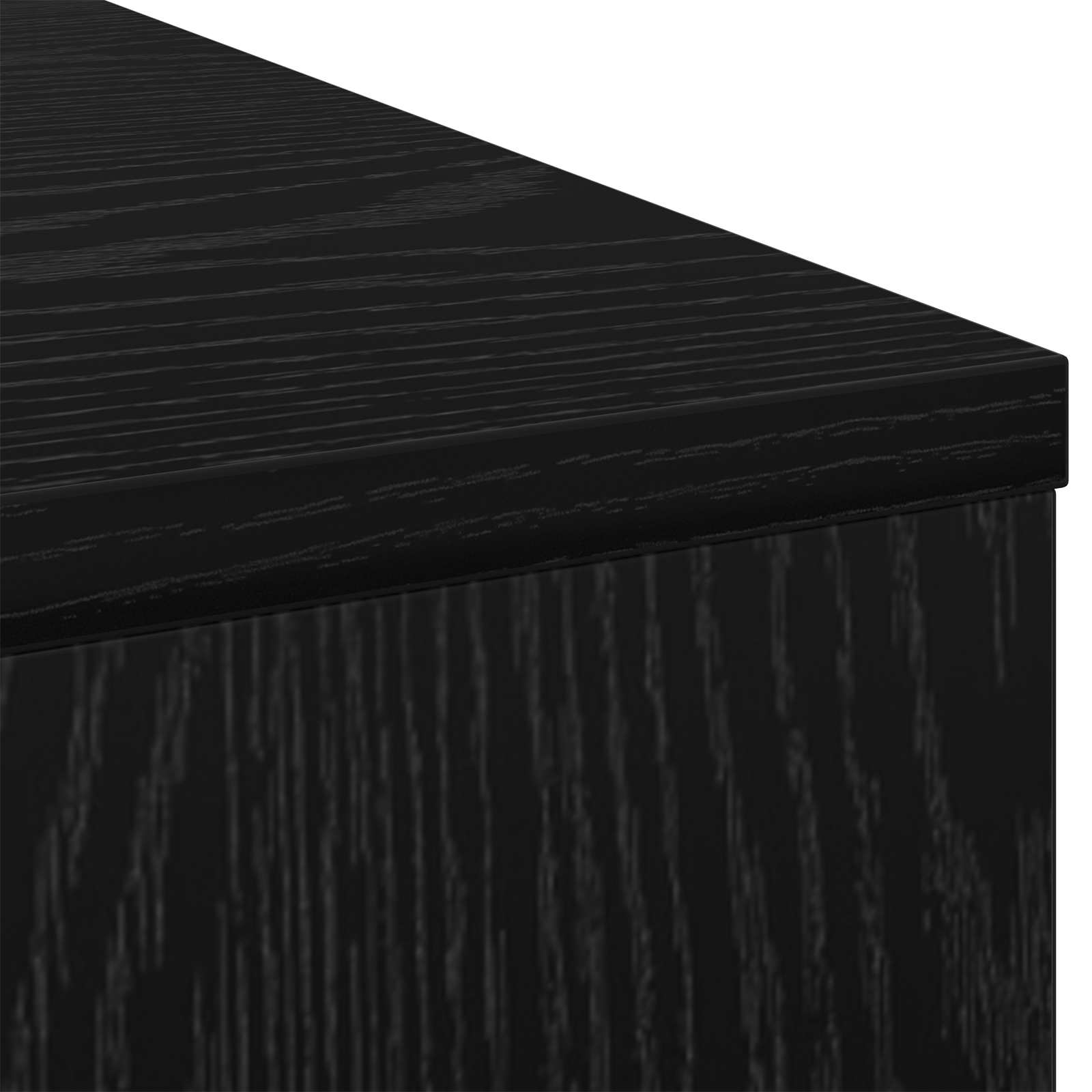 Bureau met lade Zwart Eiken 100 x 40 x 75 cm Bewerkt hout is nu te koop bij PeponiXL, paradijselijk wonen!