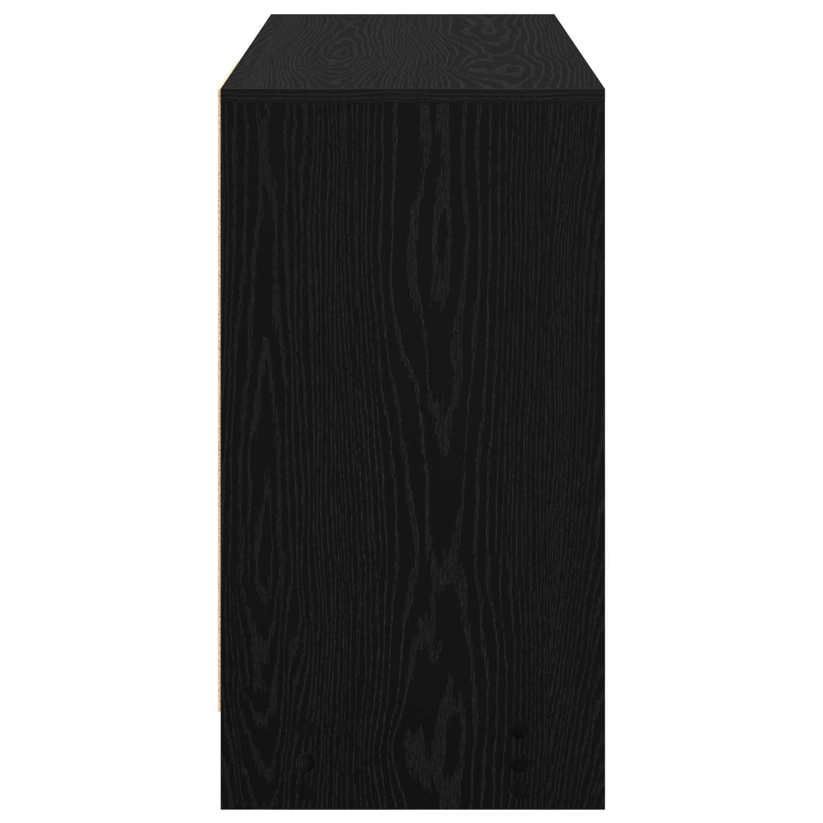 Bureau met lade Zwart Eiken 100 x 40 x 75 cm Bewerkt hout is nu te koop bij PeponiXL, paradijselijk wonen!