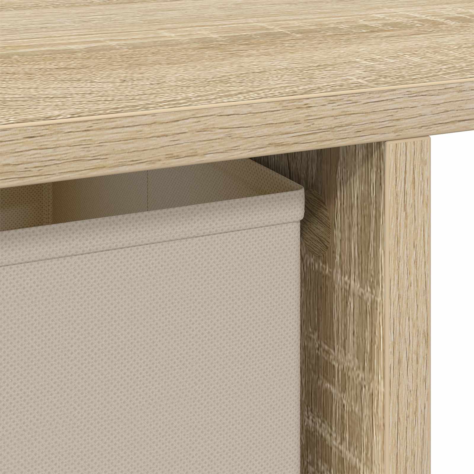 Bureau met lade Sonoma Eiken 100 x 40 x 75 cm Bewerkt hout is nu te koop bij PeponiXL, paradijselijk wonen!