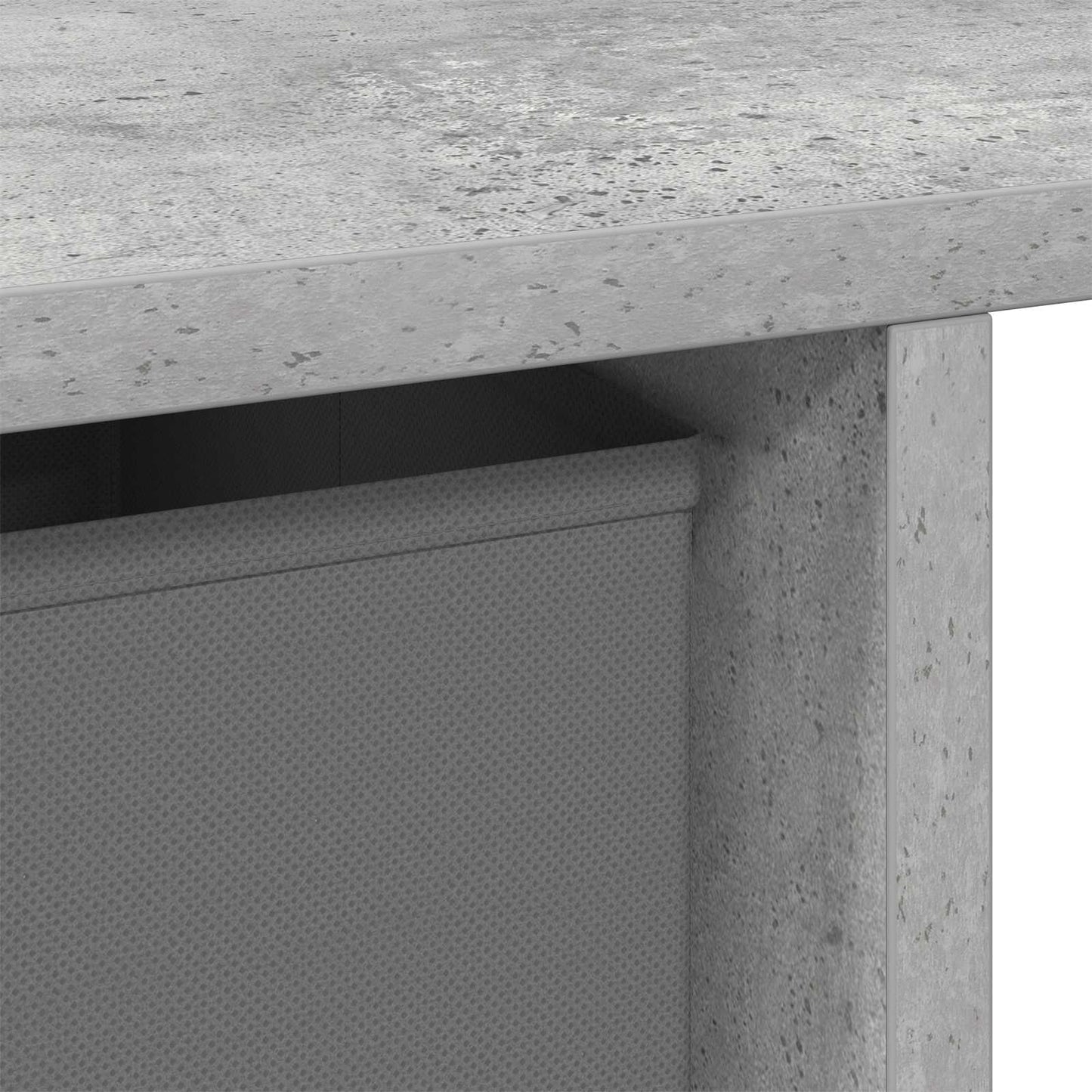 Bureau met lade Beton Grijs 100 x 40 x 75 cm Bewerkt hout is nu te koop bij PeponiXL, paradijselijk wonen!
