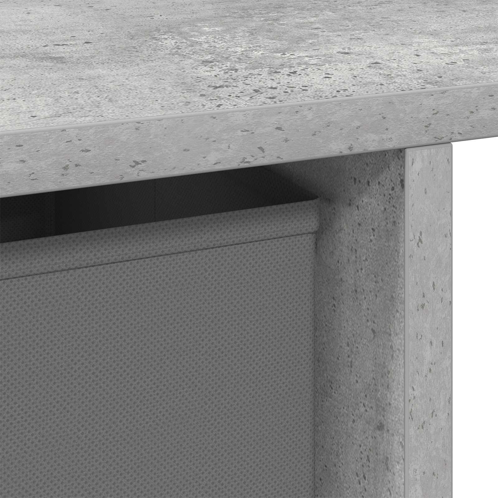 Bureau met lade Beton Grijs 100 x 40 x 75 cm Bewerkt hout is nu te koop bij PeponiXL, paradijselijk wonen!